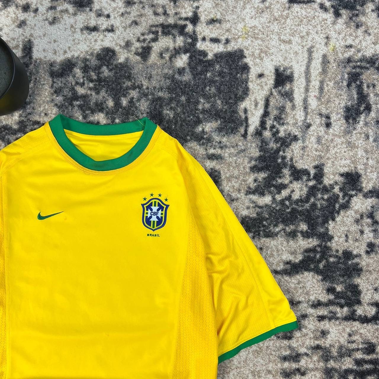 Nike Nike x Brasil Vintage Y2K Home Soccer Jersey T-Shirt Size US L / EU 52-54 / 3 - 2 Thumbnail