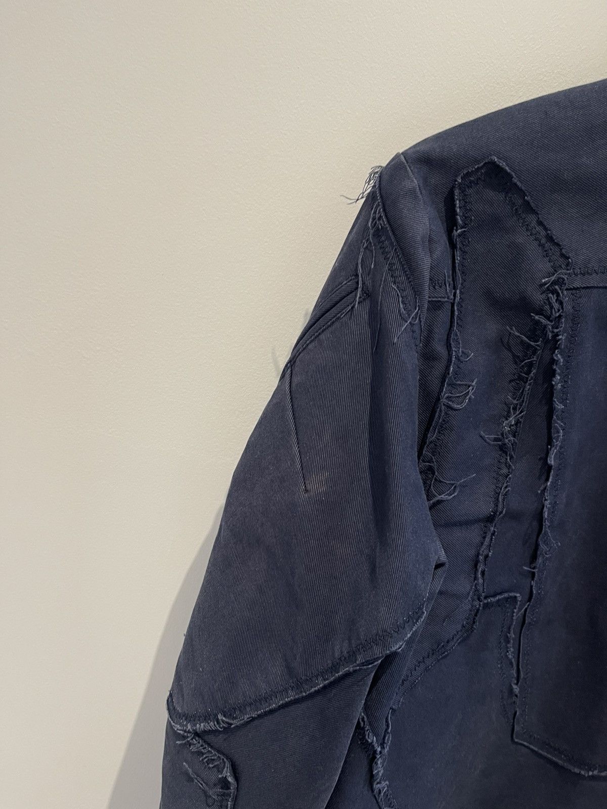 Kolor Kolor SS11 Navy Raw Edges Reconstructed Blazer Size US S / EU 44-46 / 1 - 23 Thumbnail