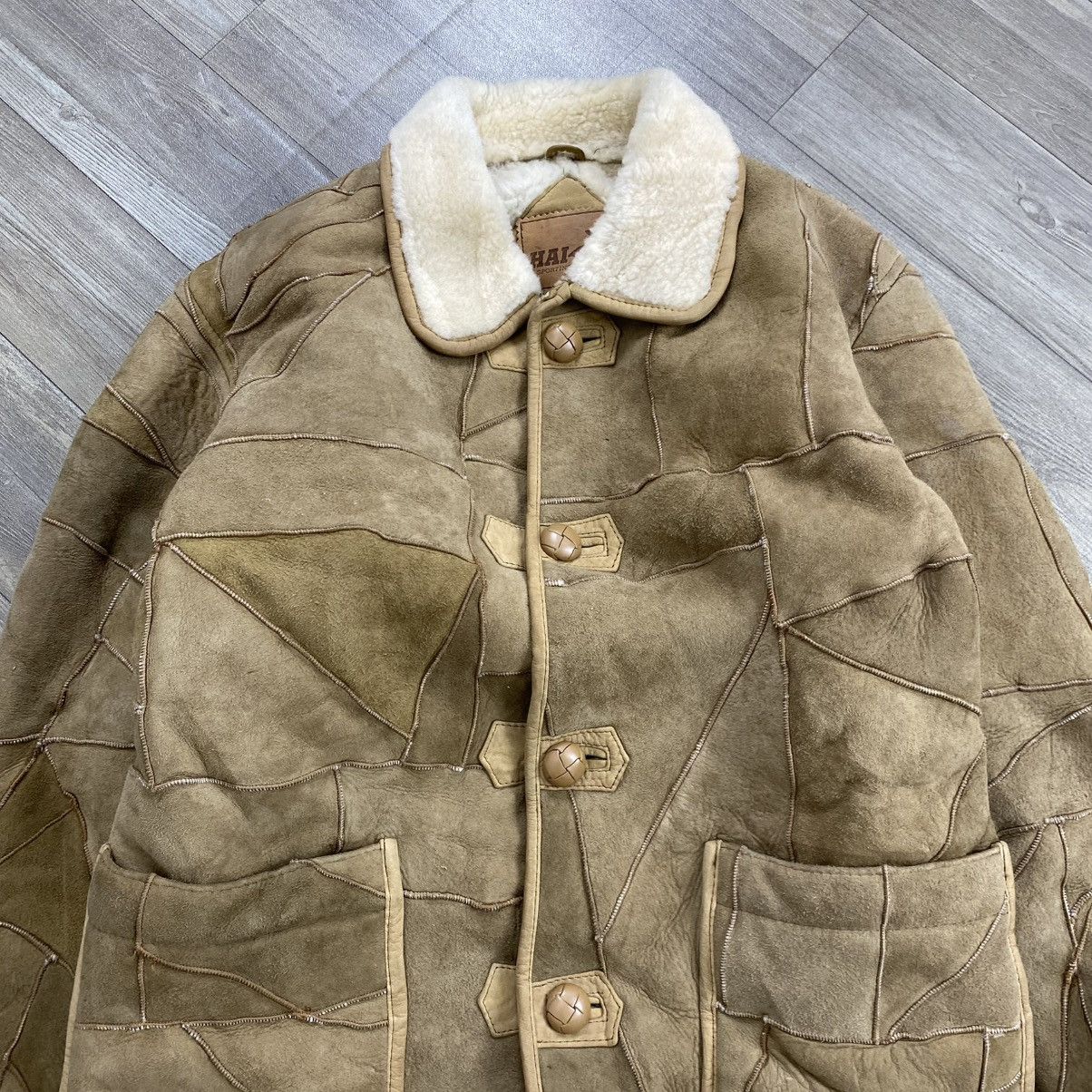 Hai Sporting Gear 1990s Hai Sporting Gear Issey Miyake Sheepskin Winter Jacket Size US M / EU 48-50 / 2 - 2 Thumbnail