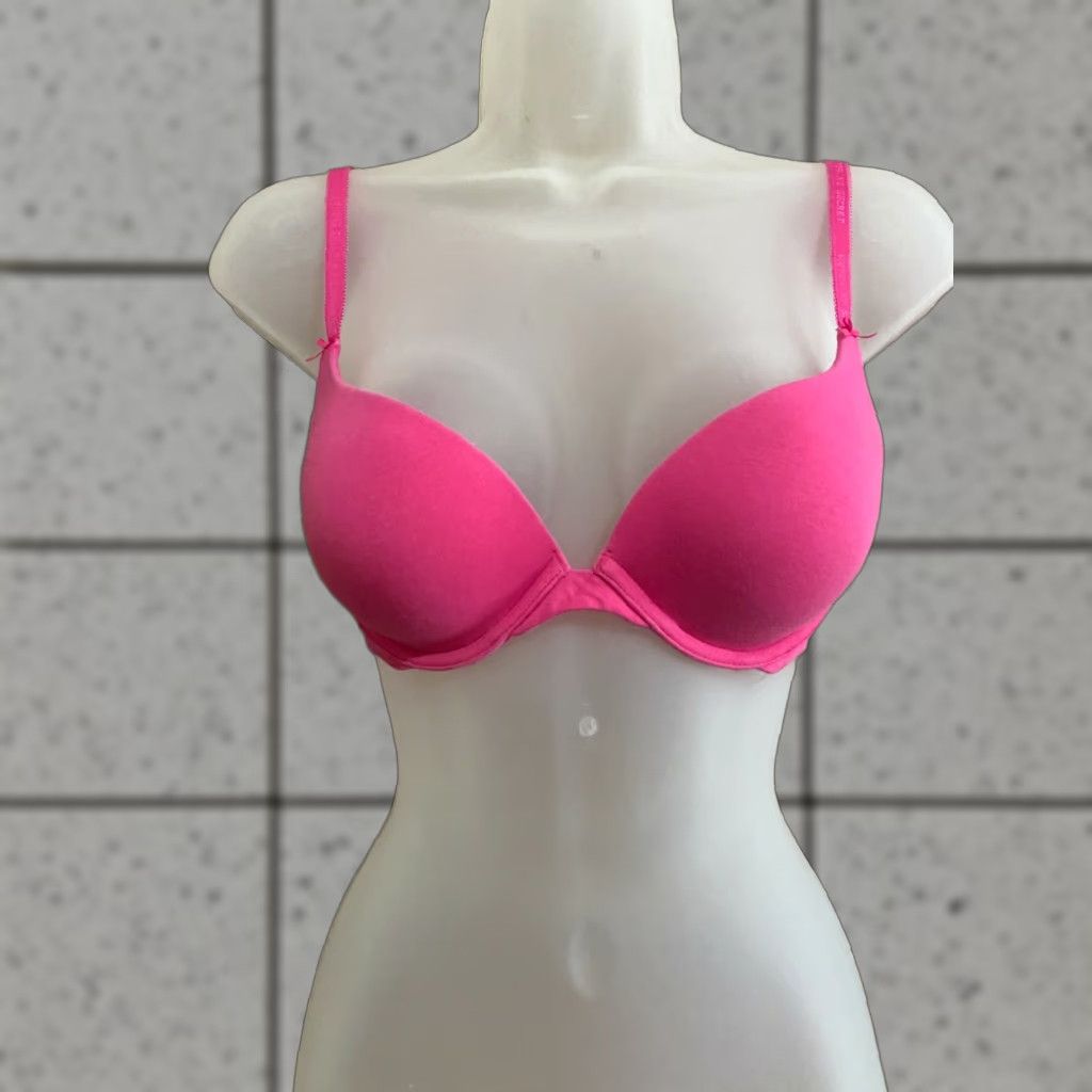 Victoria's Secret Victoria's Secret Bra Push Up 34B Pink Womens Underwired Dream Angel 34B Push Up Bra Pink Size ONE SIZE - 1 Thumbnail