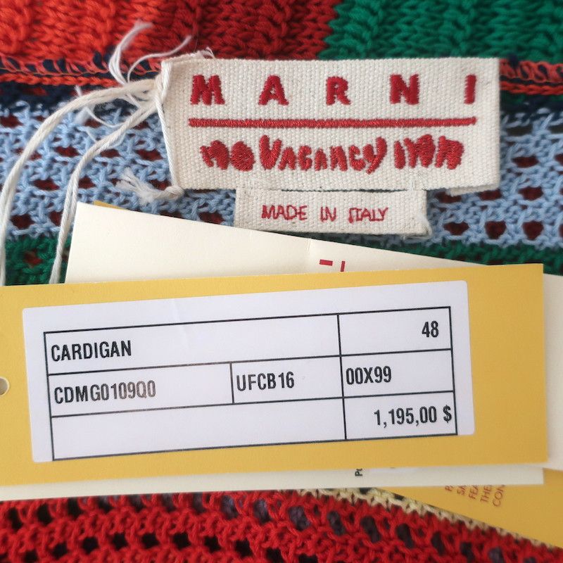 Marni × No Vacancy Inn Marni x No Vacancy Inn Striped Cardigan Multi Size 48 NEW Size US M / EU 48-50 / 2 - 6 Thumbnail