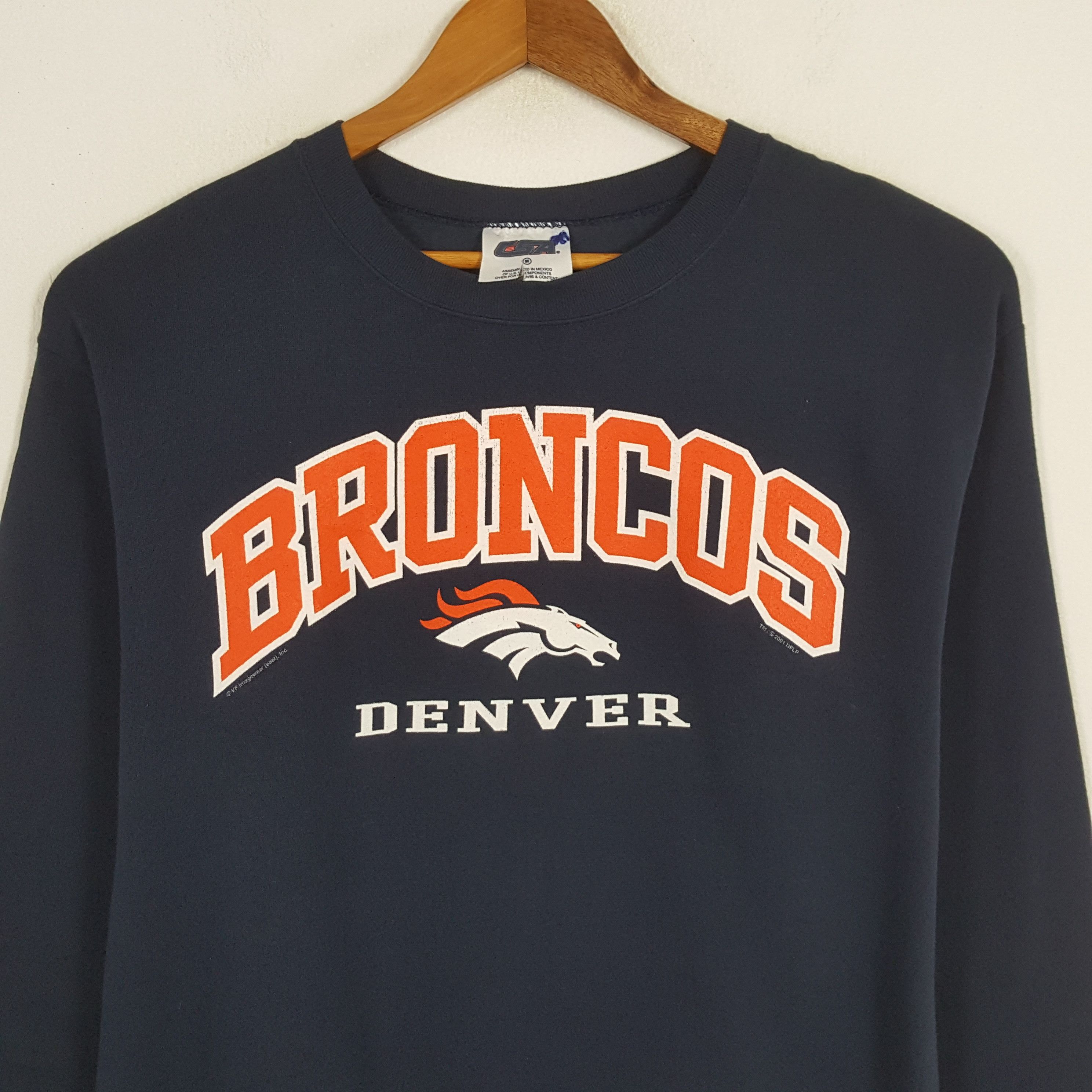 NFL × Vintage Vintage BRONCOS DENVER American NFL Team Swetahsirts Size US L / EU 52-54 / 3 - 2 Thumbnail