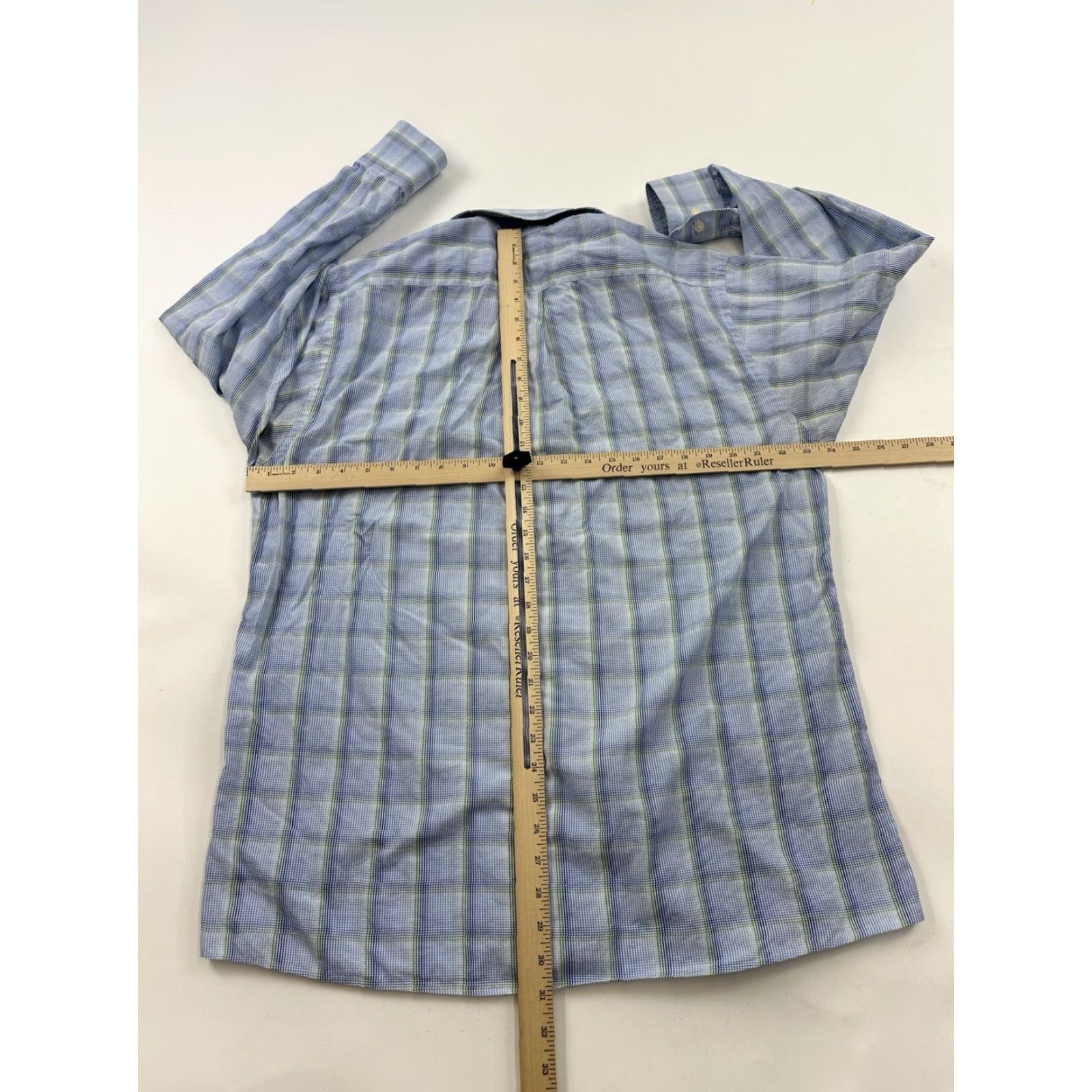 Michael Kors Michael Kors Shirt Mens Large 16 1/2 32/33 Plaid Button Up Long Sleeve Multicolor Button-Down Collar Mens Regular L Size US L / EU 52-54 / 3 - 6 Thumbnail