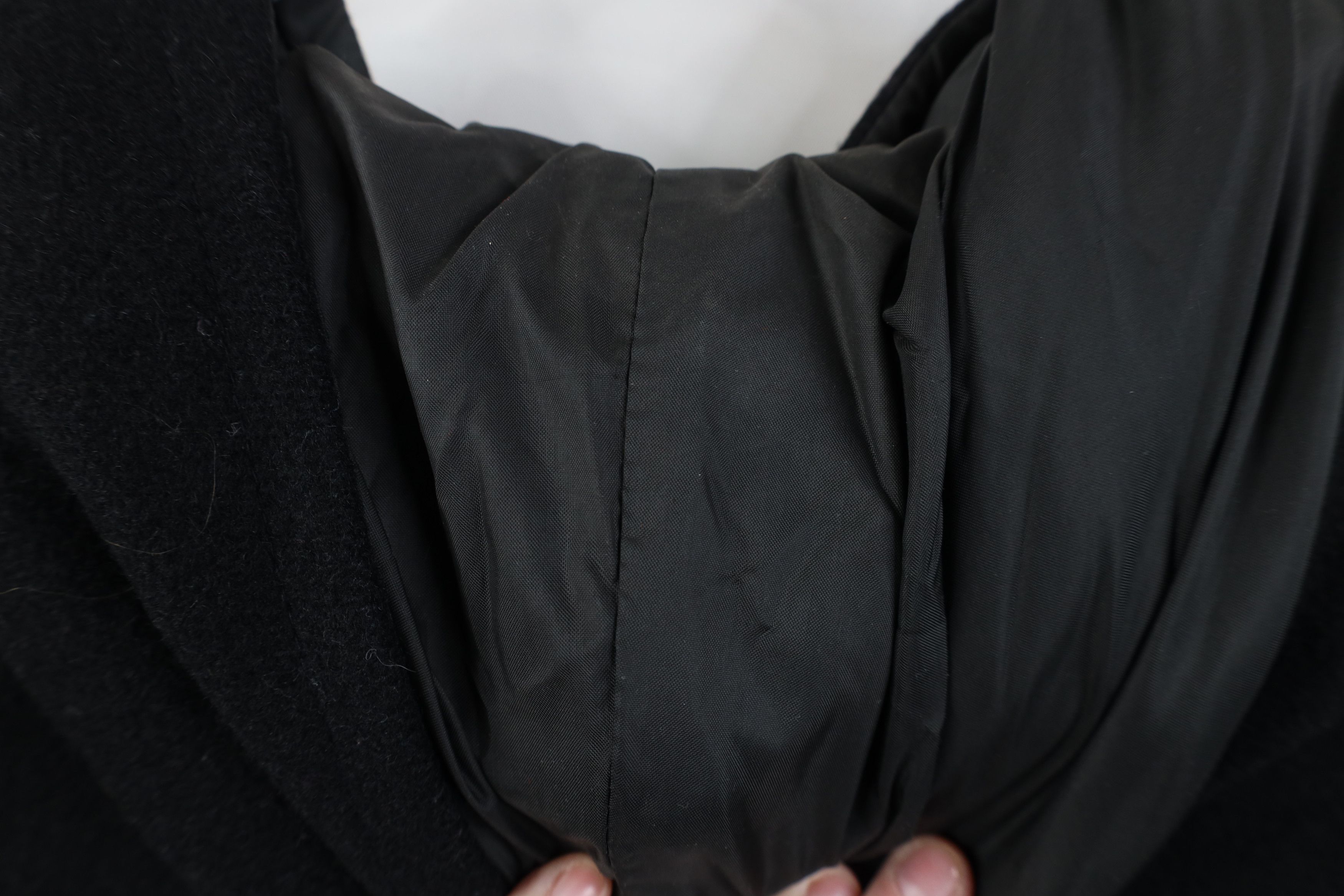 Vintage Vintage 50s Fleece Lined Wool Hooded Parka Jacket Black USA Size US XL / EU 56 / 4 - 12 Thumbnail