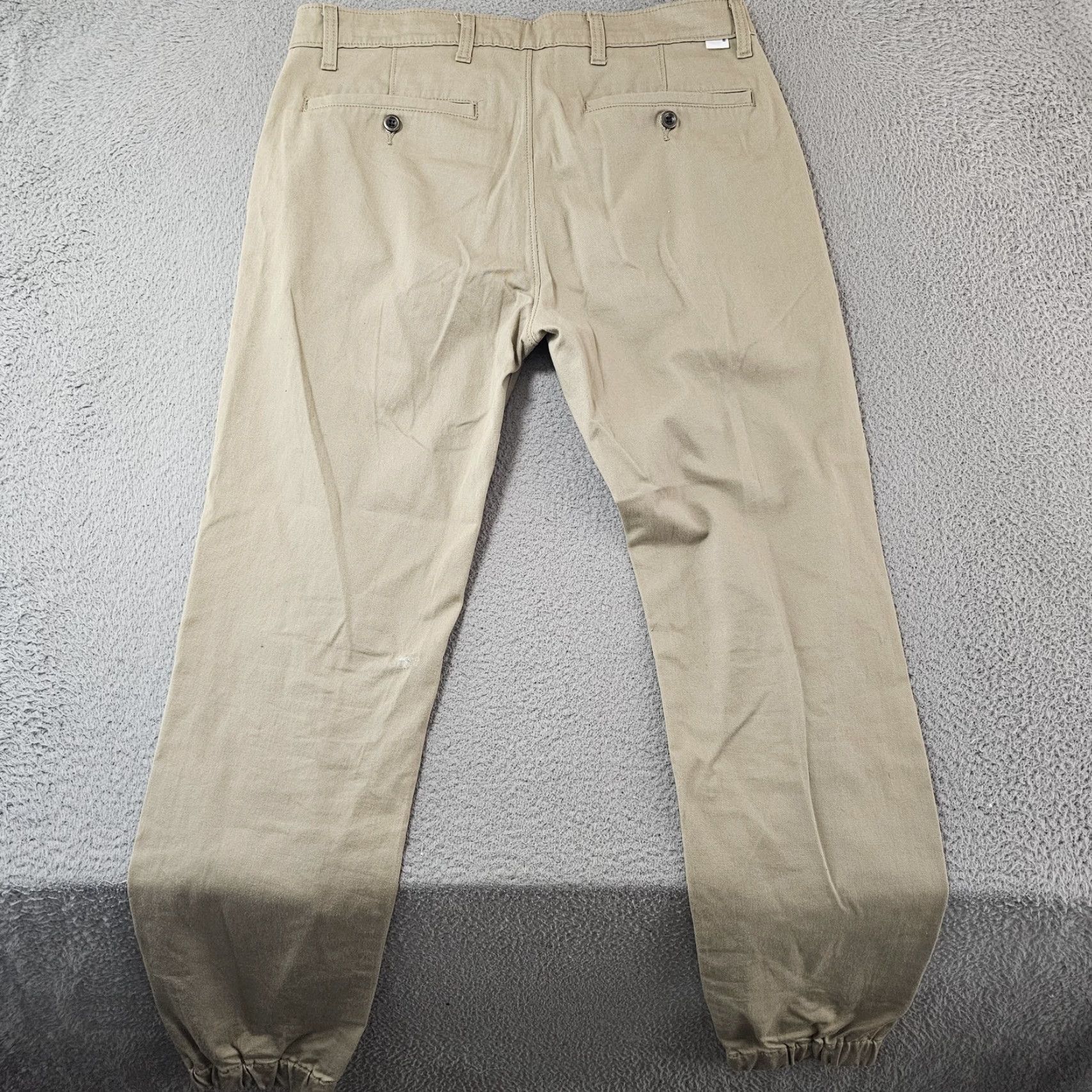 Levi's Levi's Pants Mens 32x31 Khaki Stretch Chino Elastic Cuffs Flat Front Pockets Casual Vintage No 32x34 Waist 32 Inseam 31 Mens Size US 32 / EU 48 - 7 Thumbnail