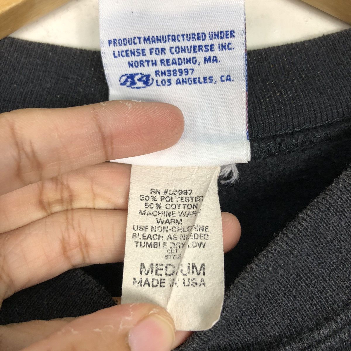 Converse × Vintage Vintage Converse Big Logo 90s Sweatshirt Medium Size Size US M / EU 48-50 / 2 - 13 Thumbnail