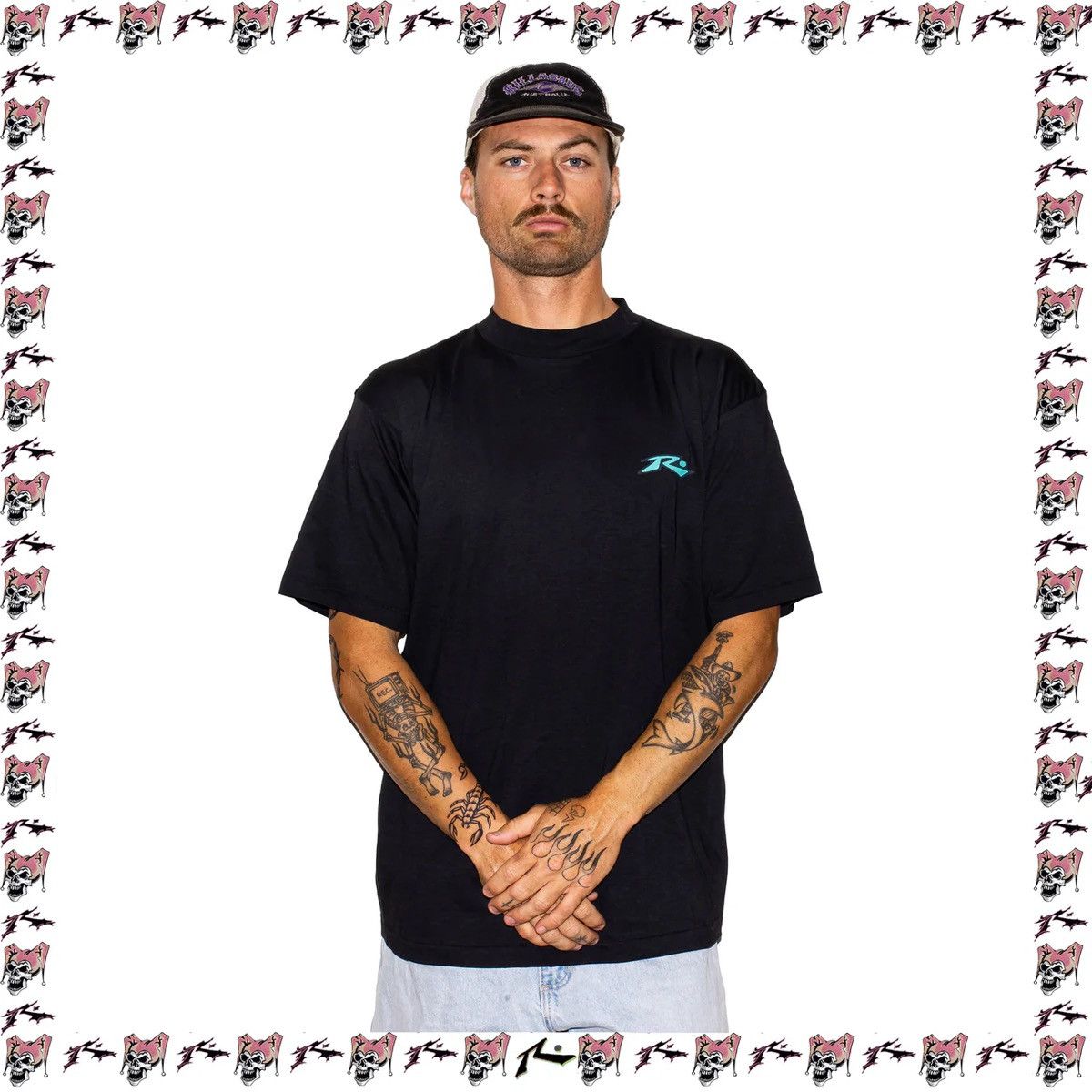 Rusty Vintage 1992 Rusty Surf “Joker” Tee *GRAIL - Deadstock* Size US L / EU 52-54 / 3 - 2 Thumbnail