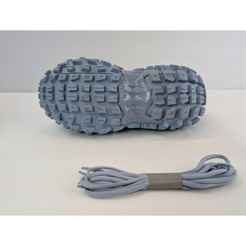 Balenciaga o1rshd1 Bouncer / Defender Low Top Sneaker in Faded Blue Size US 12 / EU 45 - 12 Thumbnail