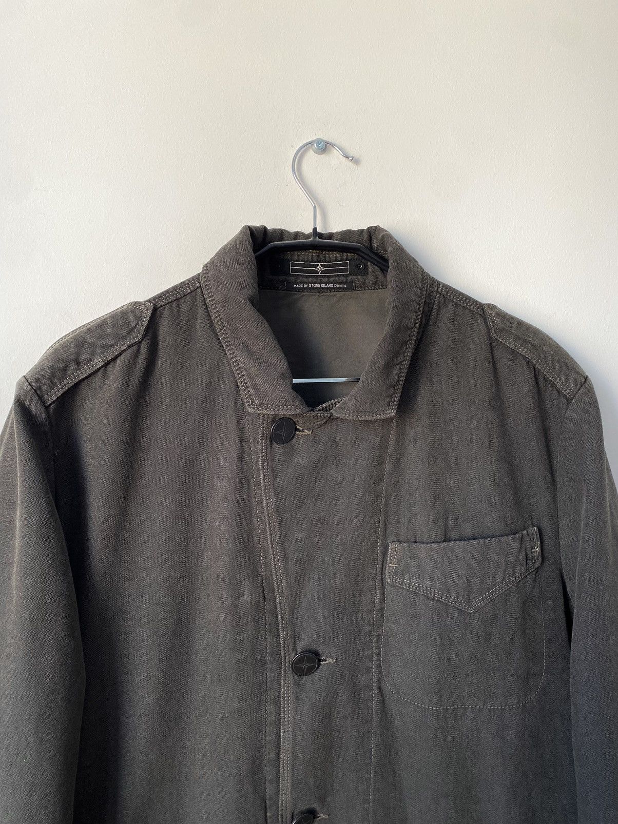 Stone Island Stone Island Cotton Olive Grey Jacket Size: L Size US L / EU 52-54 / 3 - 2 Thumbnail