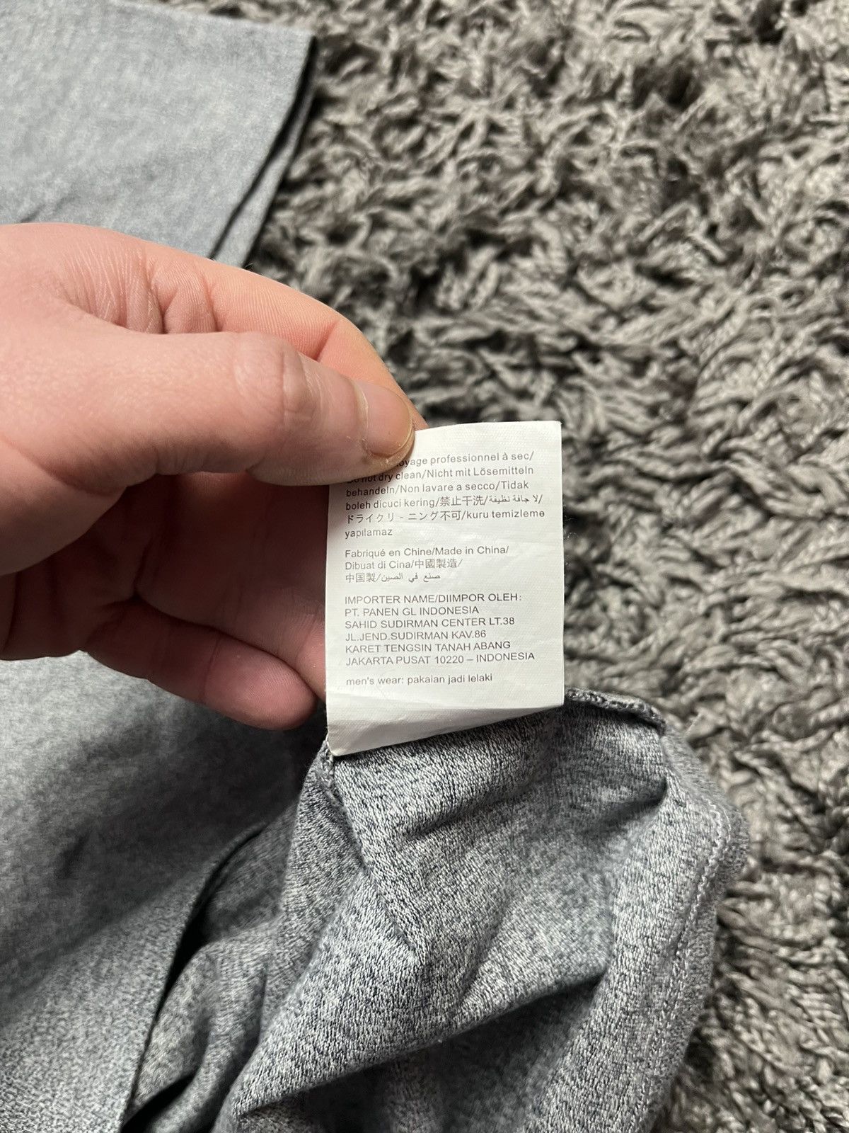 Galeries Lafayette Galeries Lafayette Paris Striped Pocket T-Shirt Gray Size US L / EU 52-54 / 3 - 7 Thumbnail