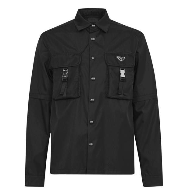 Prada Cargo Long Sleeved Shirt Size US XXL / EU 58 / 5 - 5 Thumbnail