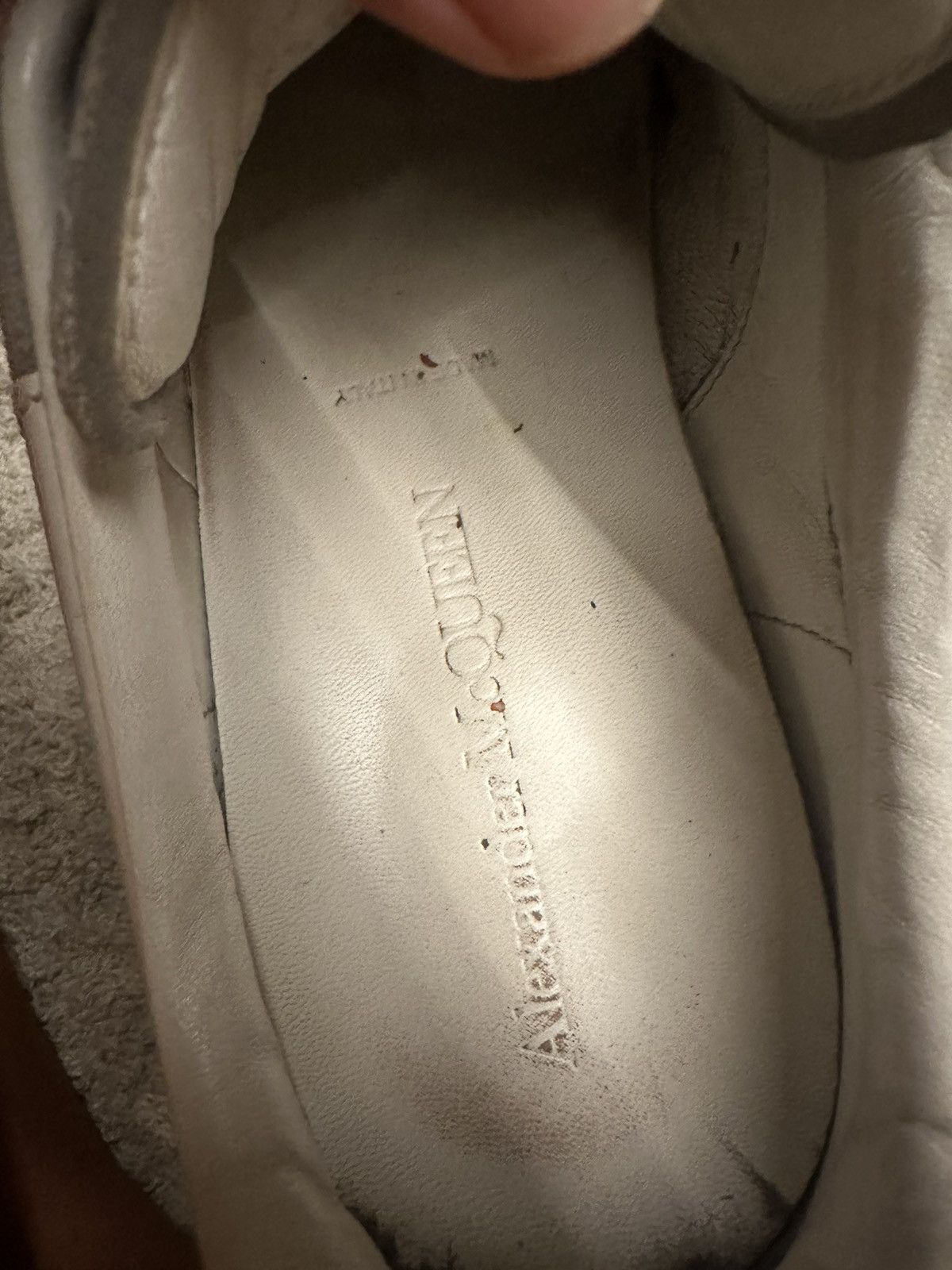 Alexander McQueen × Designer Alexander Mcqueen Grey Suede SNKR Size US 7 / EU 40 - 6 Thumbnail