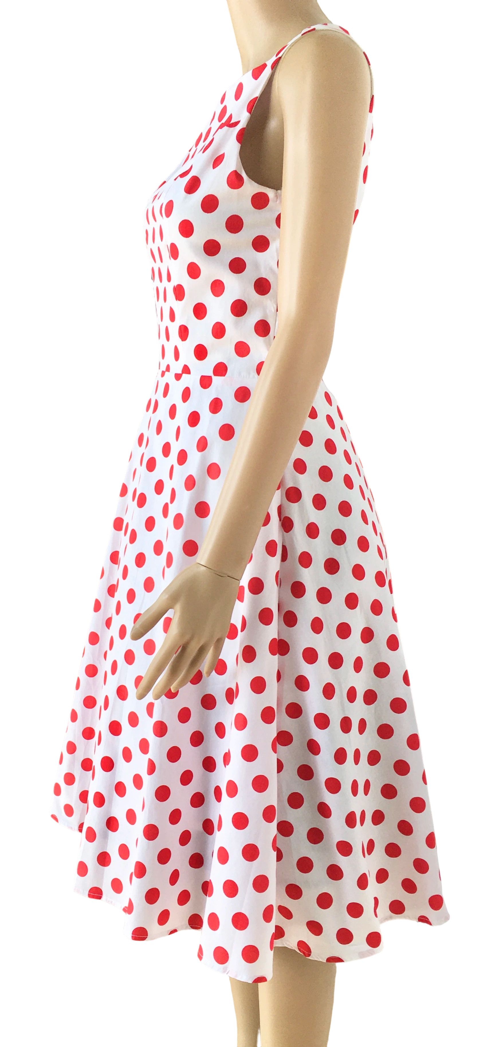 Other Vintage style polka dots elegant dress Size L / US 10 / IT 46 - 2 Thumbnail