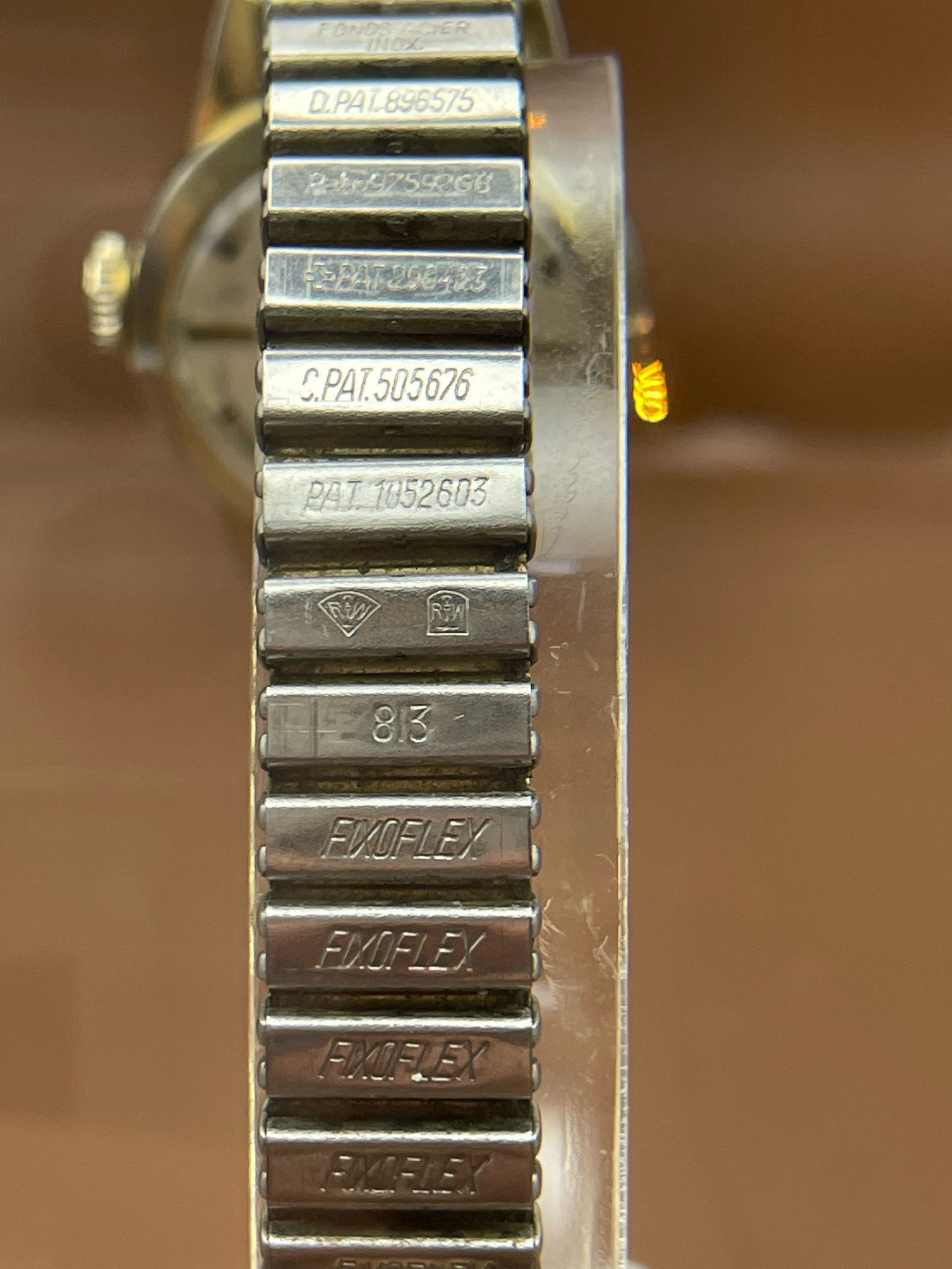 Other Vintage Anker "Diamond tooled" Watch with Fixoflex Bracelet Size ONE SIZE - 7 Thumbnail