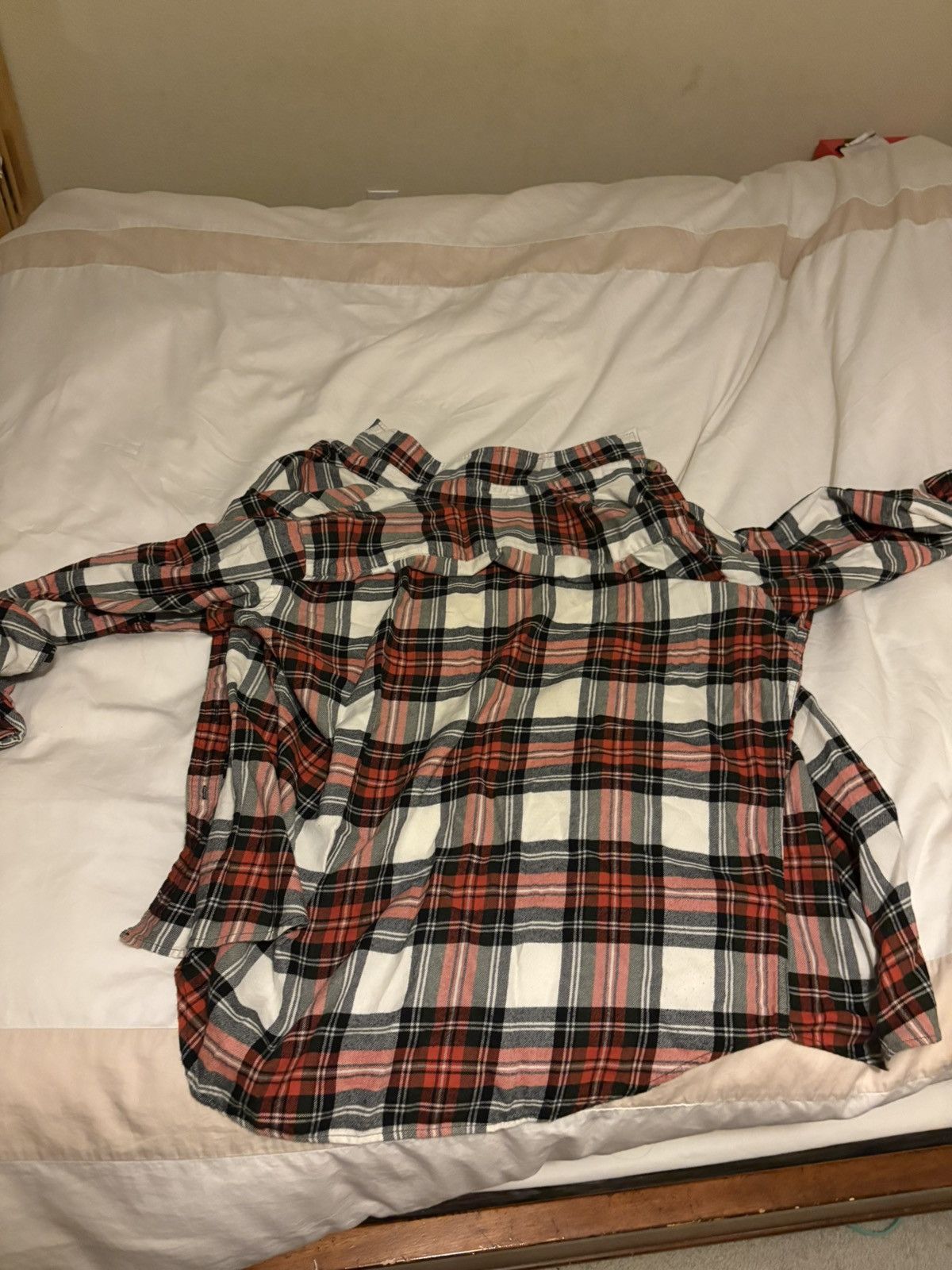 JW Anderson × Uniqlo JW Anderson x Uniqlo Red Plaid Flannel Shirt Size US L / EU 52-54 / 3 - 4 Thumbnail