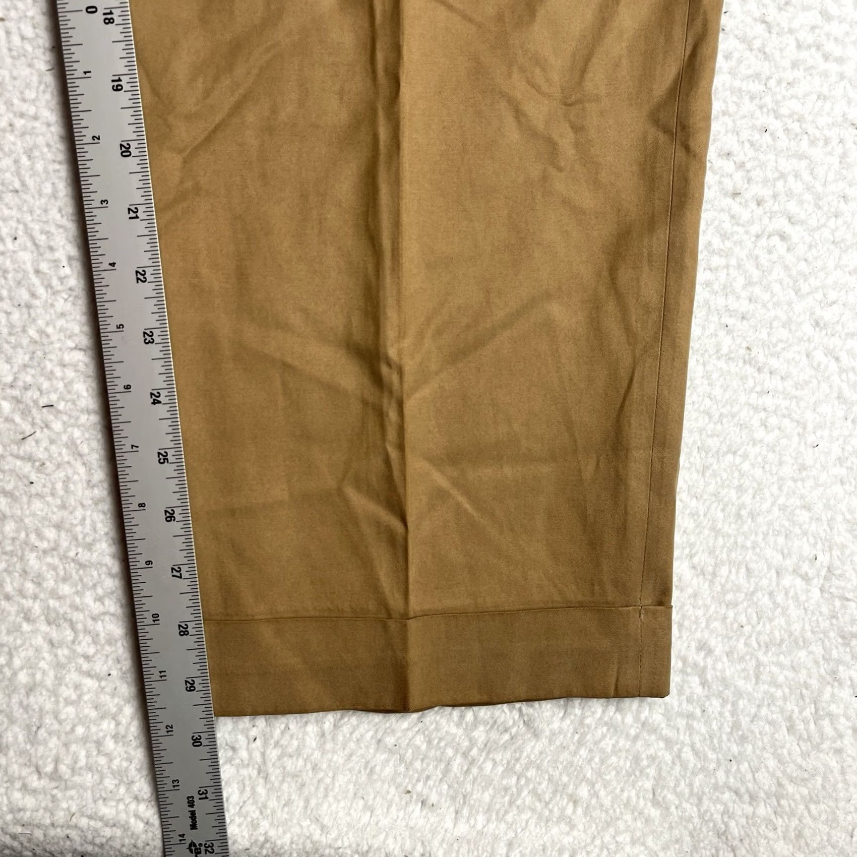 Ralph Lauren Vintage Polo Golf Ralph Lauren Mens 36X30 Khaki Silk Cotton Pleated Pants Size US M / EU 48-50 / 2 - 6 Thumbnail