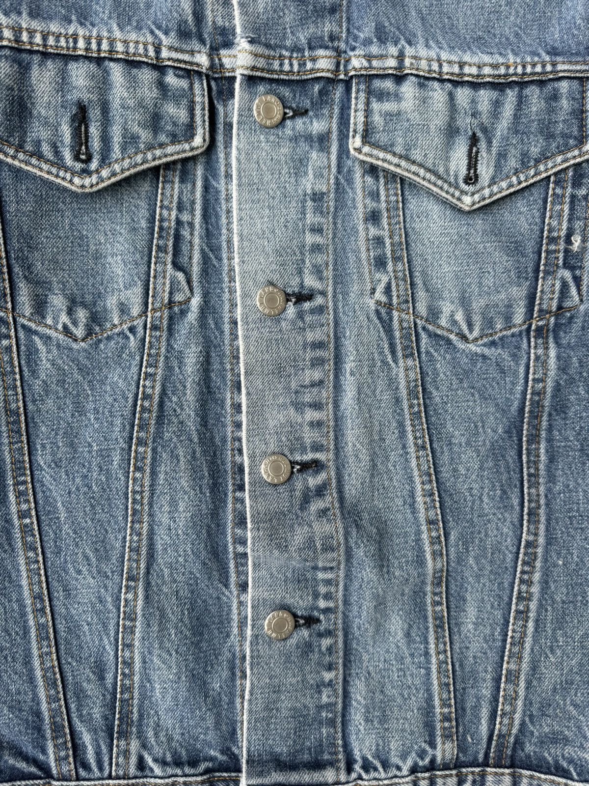 Helmut Lang Helmut Lang 1999 Type III Thrashed Blue Trucker Jacket Size US S / EU 44-46 / 1 - 3 Thumbnail