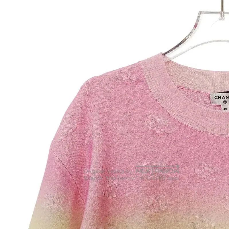Chanel Chanel Color-Block Wool Women's Sweater . Size M / US 6-8 / IT 42-44 - 3 Thumbnail