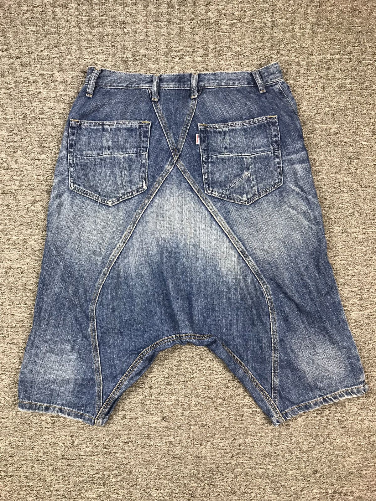 Issey Miyake × Japanese Brand × Ne-Net Ne-net denim sarouel pants Size US 32 / EU 48 - 2 Thumbnail