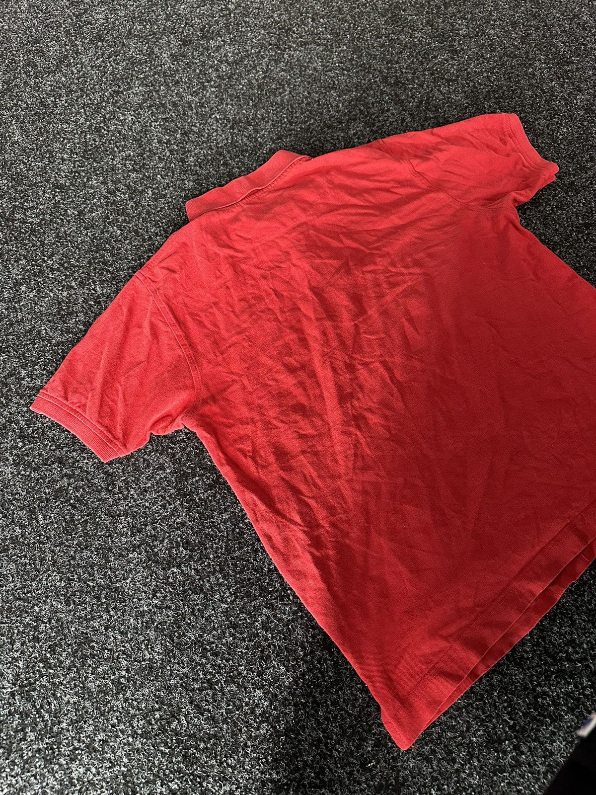 Burberry × Designer 🚨Burberry RED Polos Tee Logo Nova Check Inner Rare black Size US L / EU 52-54 / 3 - 6 Thumbnail