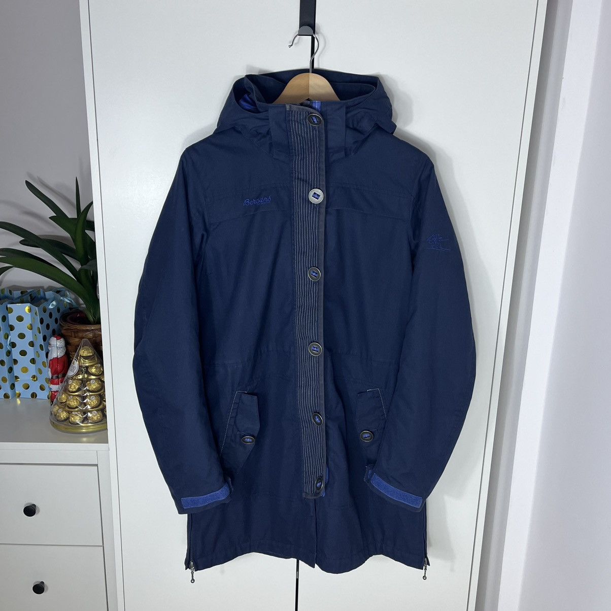 Bergans of Norway Bergans Of Norway Blue Parka Jacket Streetwear Outdoor Size S / US 4 / IT 40 - 1 Thumbnail