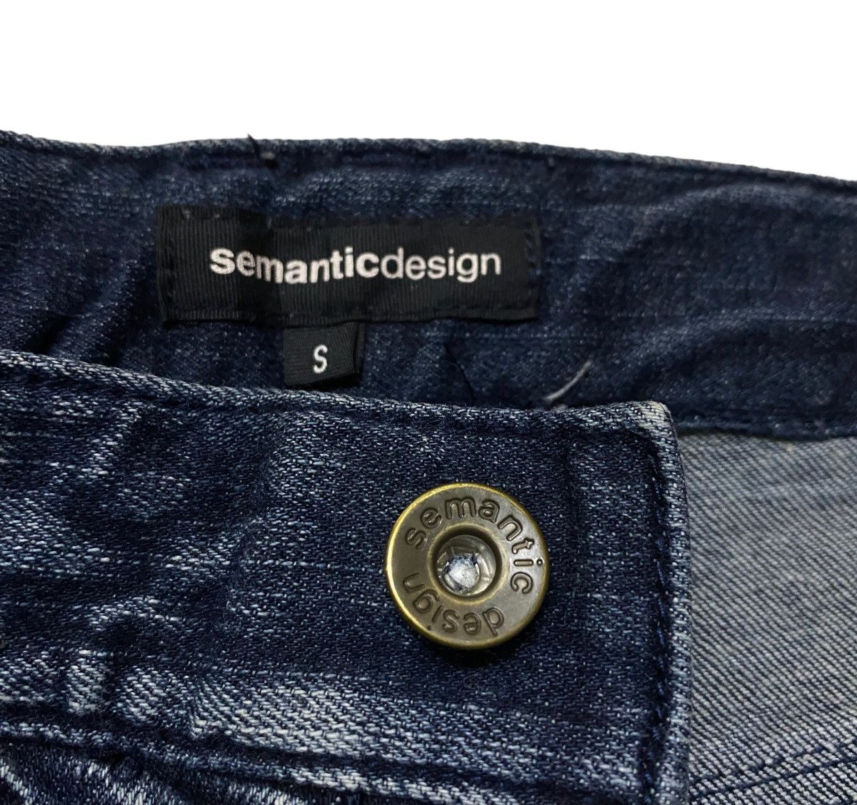 If Six Was Nine × semanticdesign Very Rare Vintage Brand Semantic Design Curve Jeans 1990s Size US 30 / EU 46 - 7 Thumbnail