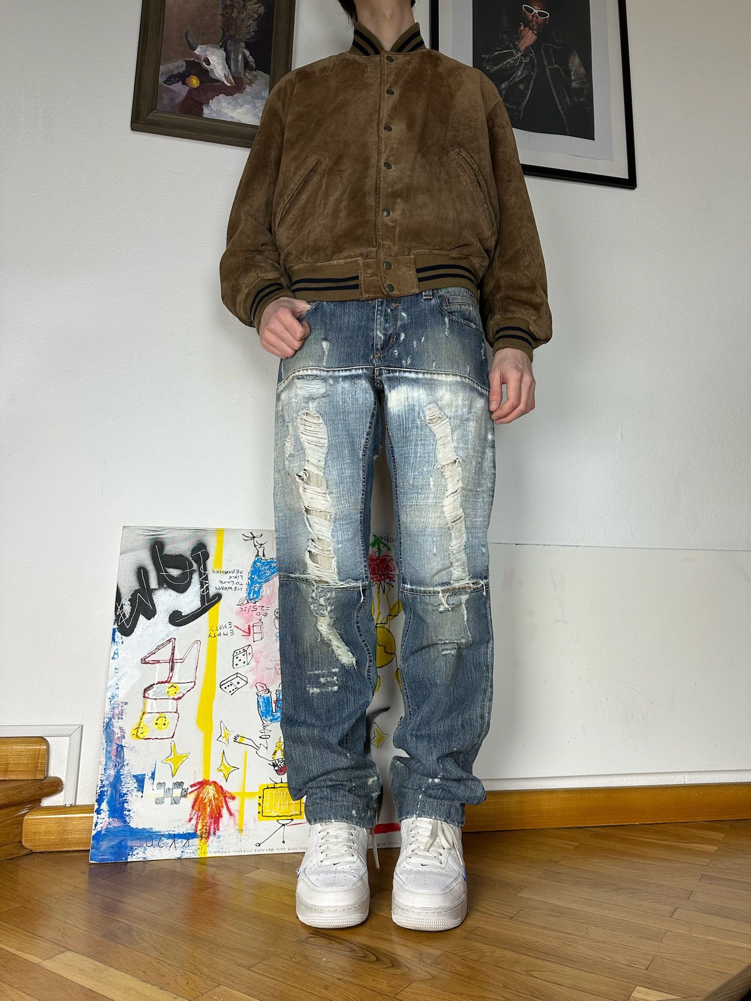 Dolce & Gabbana Vintage Dolce Gabbana Jeans Distressed Denim Size US 31 - 1 Thumbnail