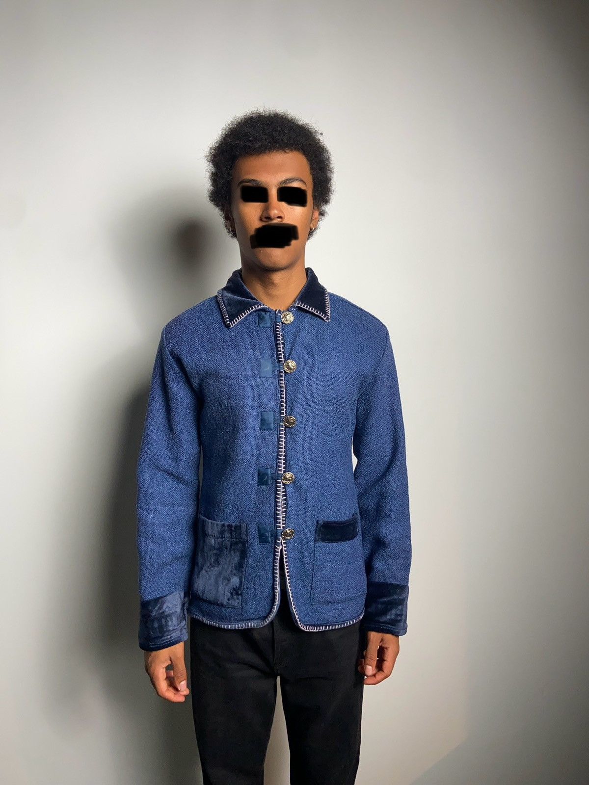 Japanese Brand × Vintage Vintage Cotton Button jacket Size US S / EU 44-46 / 1 - 2 Thumbnail