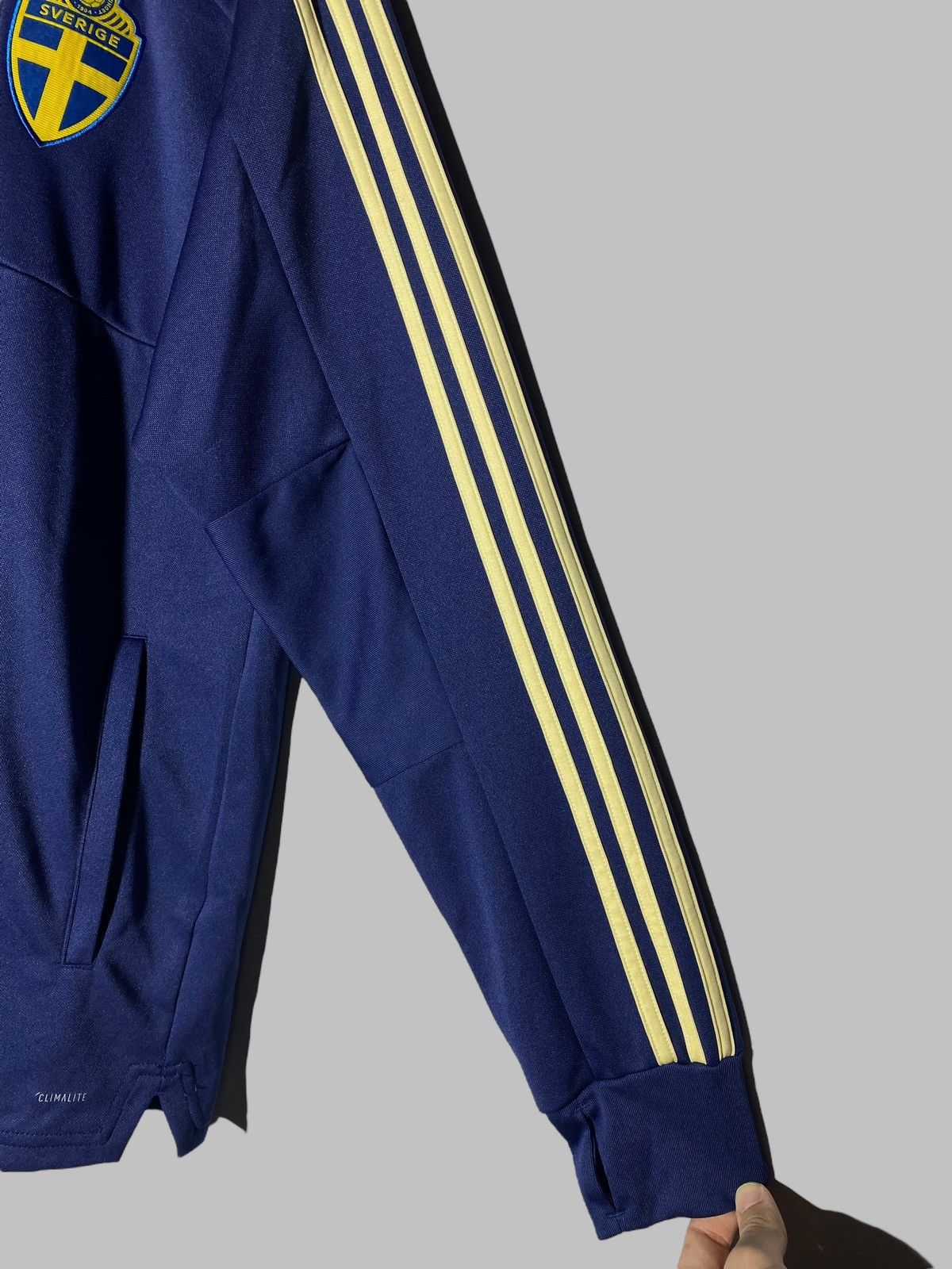 Adidas Adidas Sweden National Team Training Track Top 1/4 zip Size US L / EU 52-54 / 3 - 12 Thumbnail