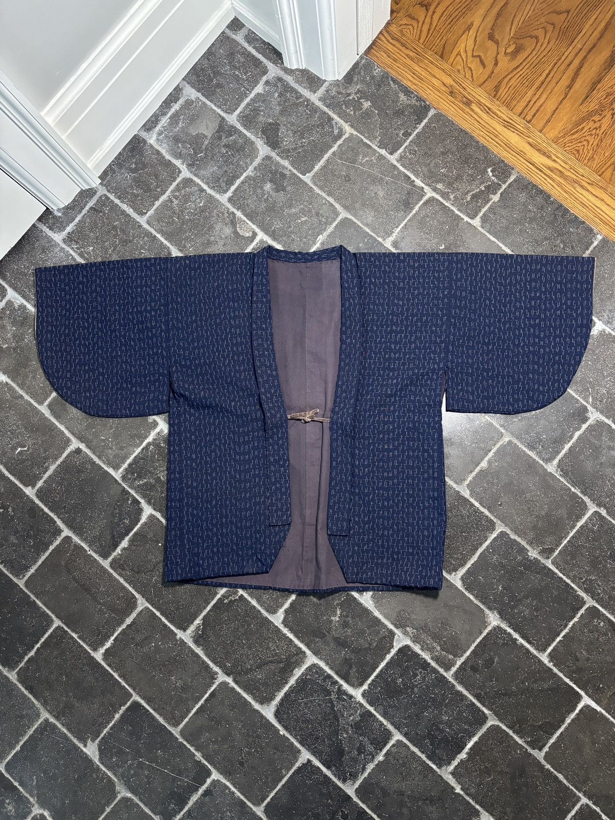 Vintage Japanese True Vintage Kimono Bath Robe Haori Jacket 50s 60s Size US S / EU 44-46 / 1 - 7 Thumbnail