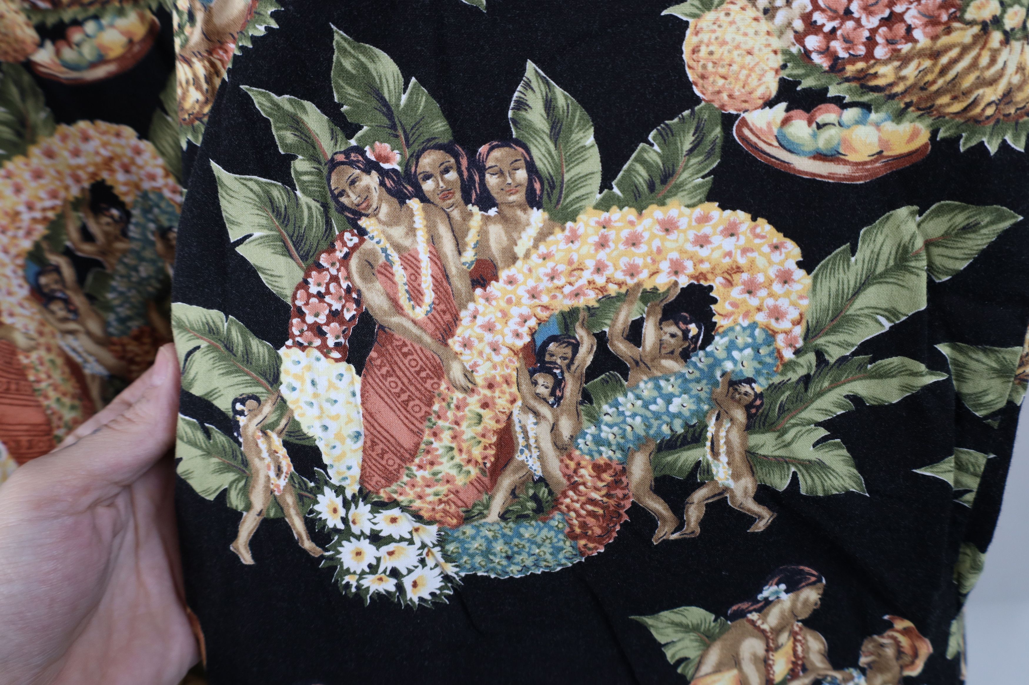 Vintage Vintage 90s Streetwear God Luau Camp Collar Button Shirt Size US XL / EU 56 / 4 - 4 Thumbnail
