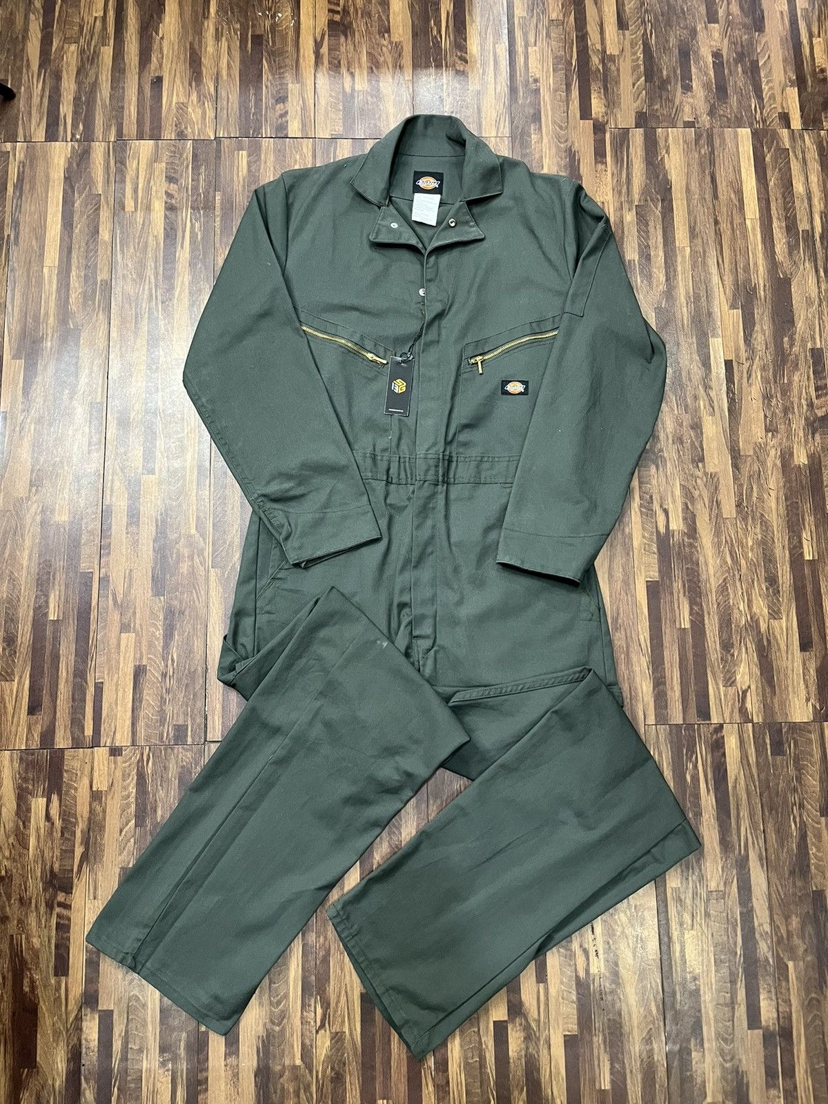 Dickies × Vintage Rare Vintage Dickies Sunfaded Men’s Long Sleeve Coveralls Size US L / EU 52-54 / 3 - 1 Thumbnail