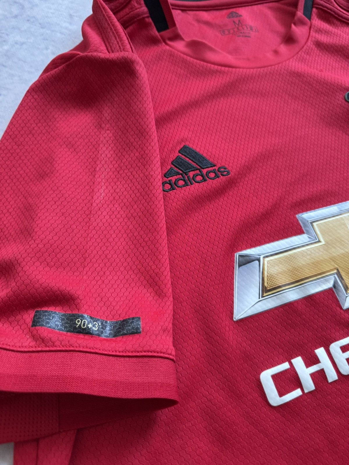 Adidas × Vintage Adidas Manchester 2019 Chevrolet soccer jersey tee Size US M / EU 48-50 / 2 - 5 Thumbnail