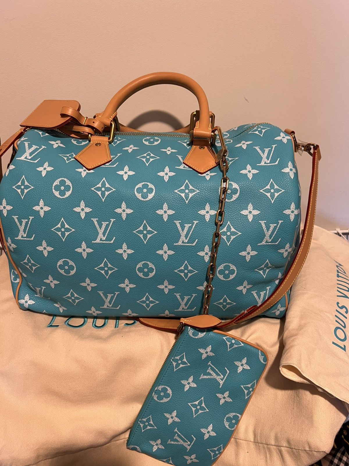 Louis Vuitton Speedy P9 Bandouliere Bag Monogram Leather 40 Size ONE SIZE - 1 Thumbnail