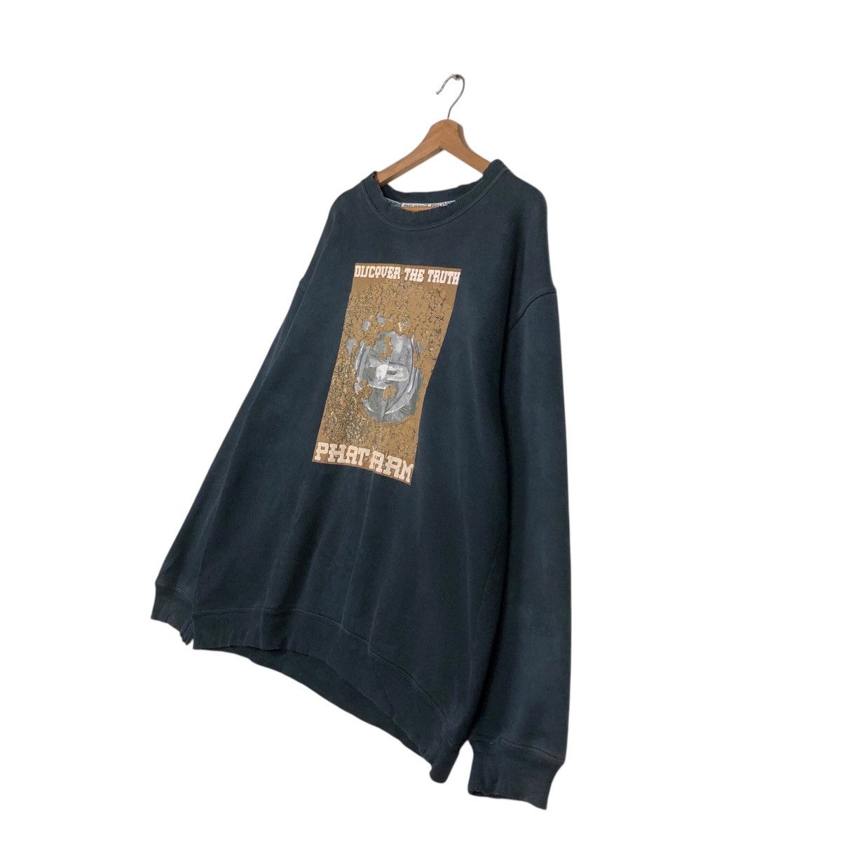 Japanese Brand 📌Vintage Sweatshirt Phat Farm Big Logo Issey Miyake Design Size US XL / EU 56 / 4 - 3 Thumbnail