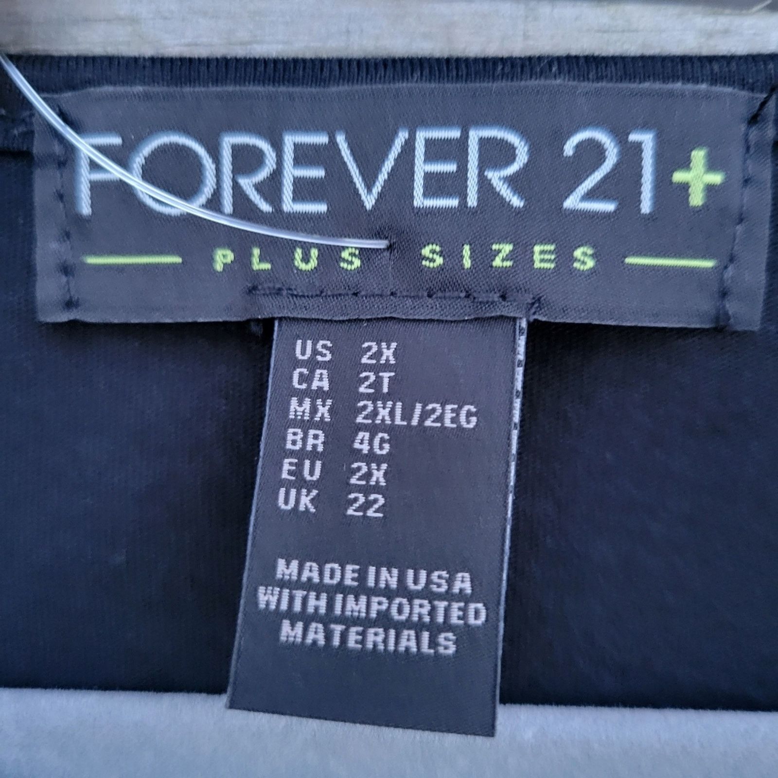 Forever 21 NWT New Forever 21 Plus Womens 2X Fringe Back Tank Top Size XXL / US 16-18 / IT 52-54 - 3 Thumbnail