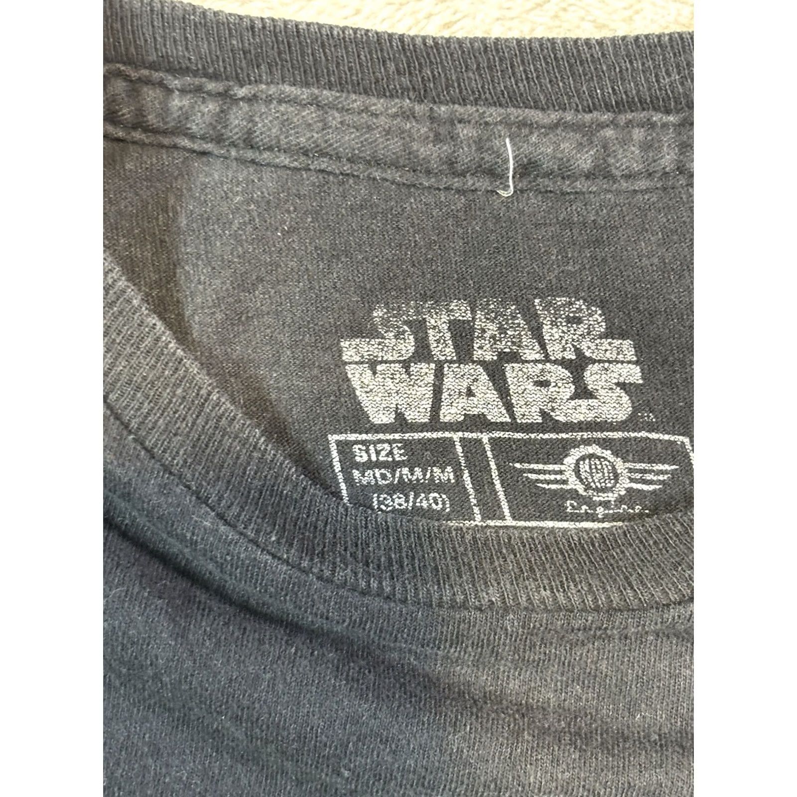 Star Wars VINTAGE? NO — Star Wars Unisex Short Sleeve T-Shirt Graphic Tee Darth Vader Black Cotton Old School? No Size US M / EU 48-50 / 2 - 3 Thumbnail