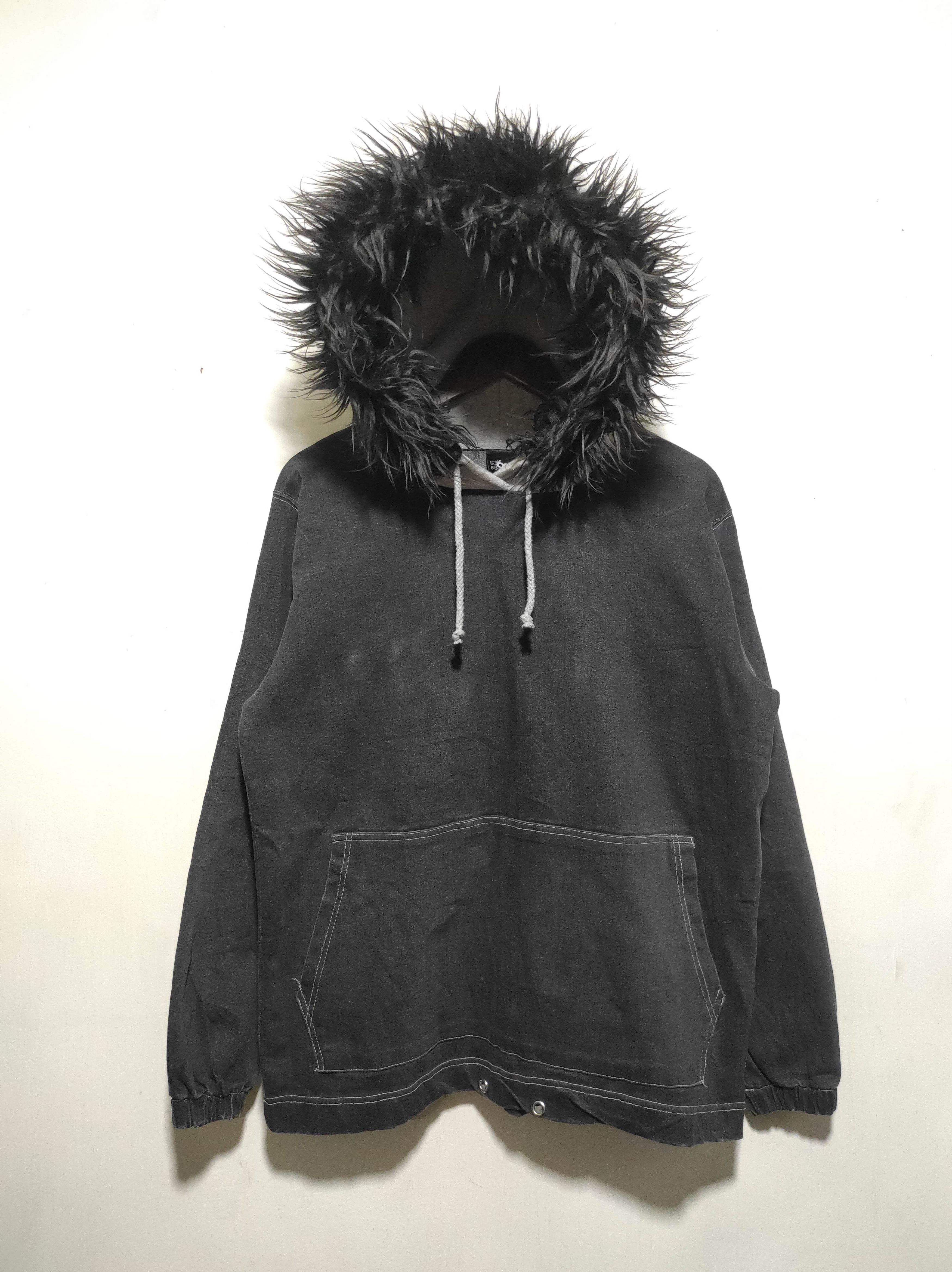 Japanese Brand Rock Psycho Fur Hoodie LGB IfSixWasNine style Size US M / EU 48-50 / 2 - 2 Thumbnail