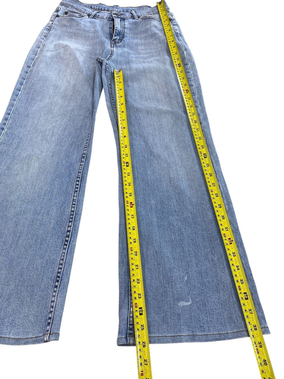 Japanese Brand Japanese Brand Light Faded Wash Style Flare Jeans Size US 28 / EU 44 - 9 Thumbnail
