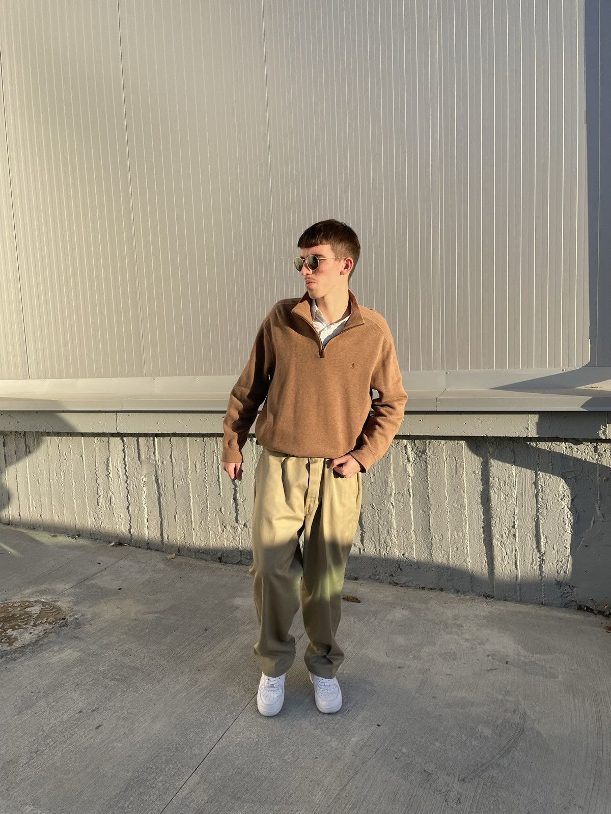 Ralph Lauren × Vintage Vintage Ralph Lauren 1/4 zip sweater old money Size US XL / EU 56 / 4 - 2 Thumbnail