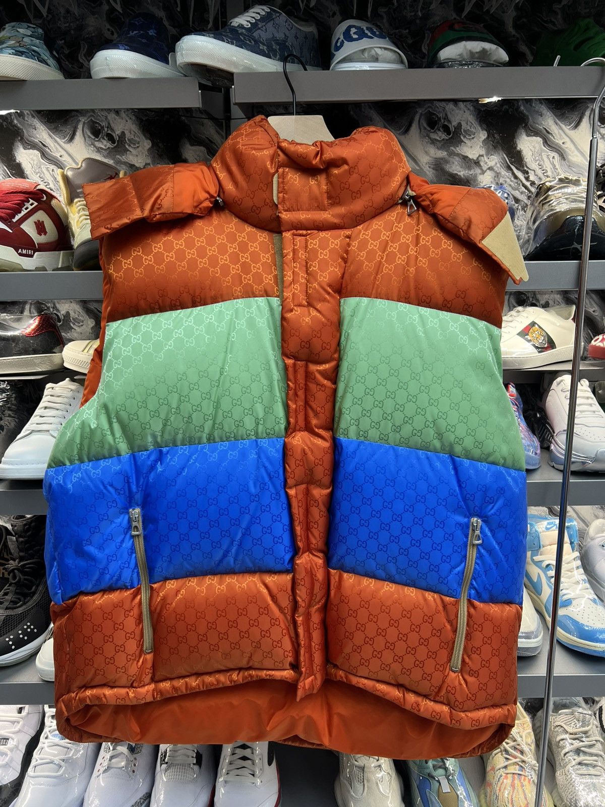 Gucci Gucci GG Jacquard Down Vest Size US 44 / EU 60 - 1 Thumbnail