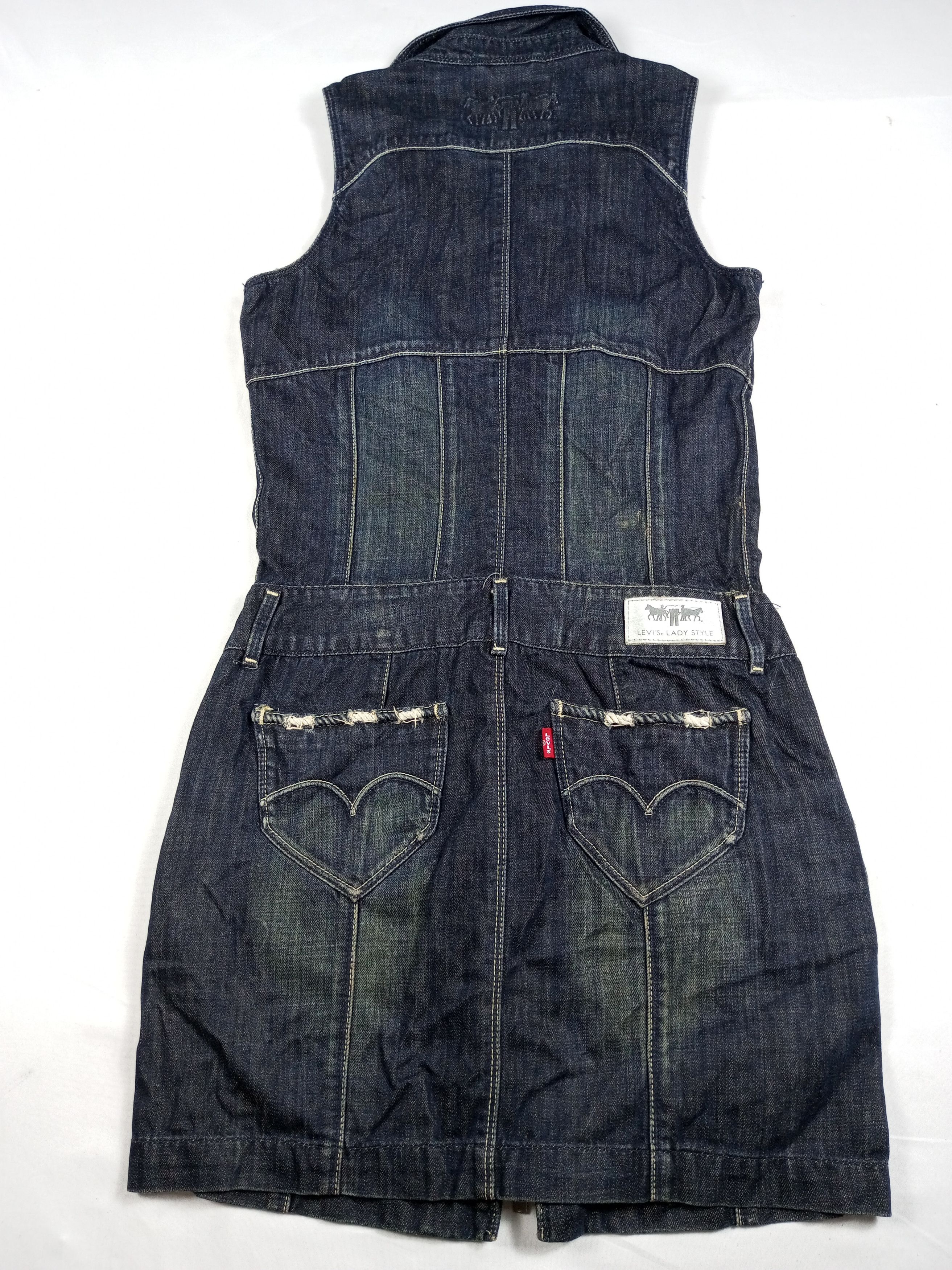 Levi's Vintage Levi’s Lady Sleeve less Denim Size M / US 6-8 / IT 42-44 - 17 Thumbnail