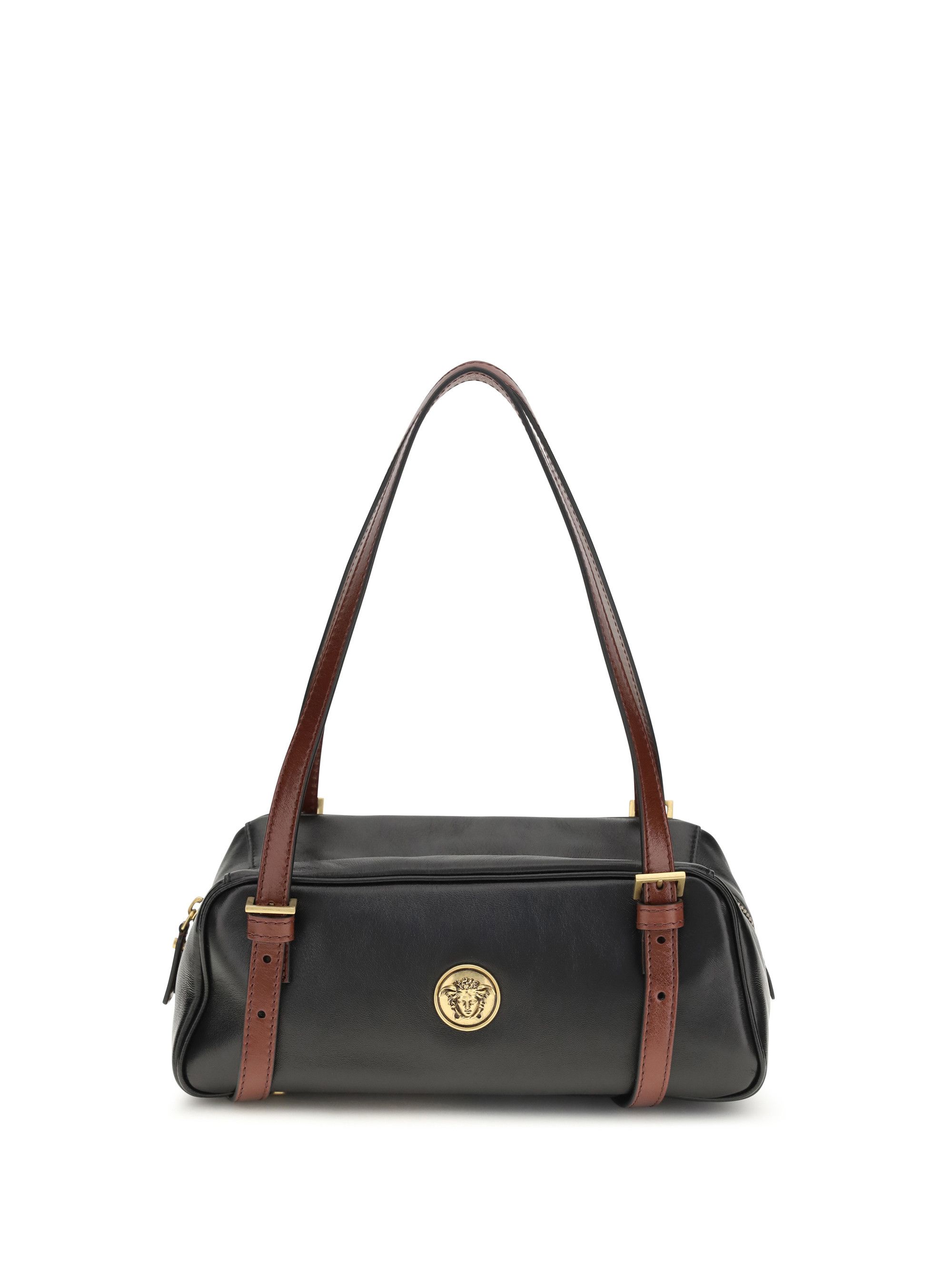 Versace Emblème bowling nappa Shoulder Bag Size ONE SIZE - 1 Thumbnail
