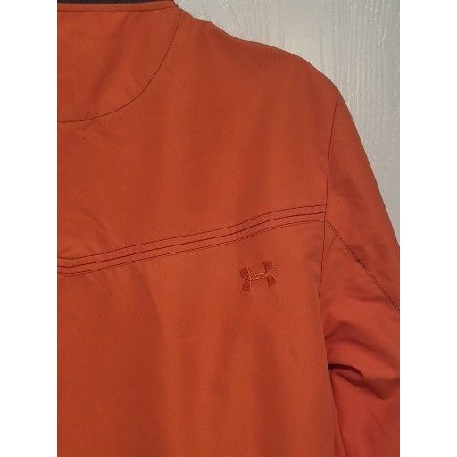 Under Armour Under Armour Strider Windbreaker Men Sz L Orange Full Zip Li Size US L / EU 52-54 / 3 - 4 Thumbnail