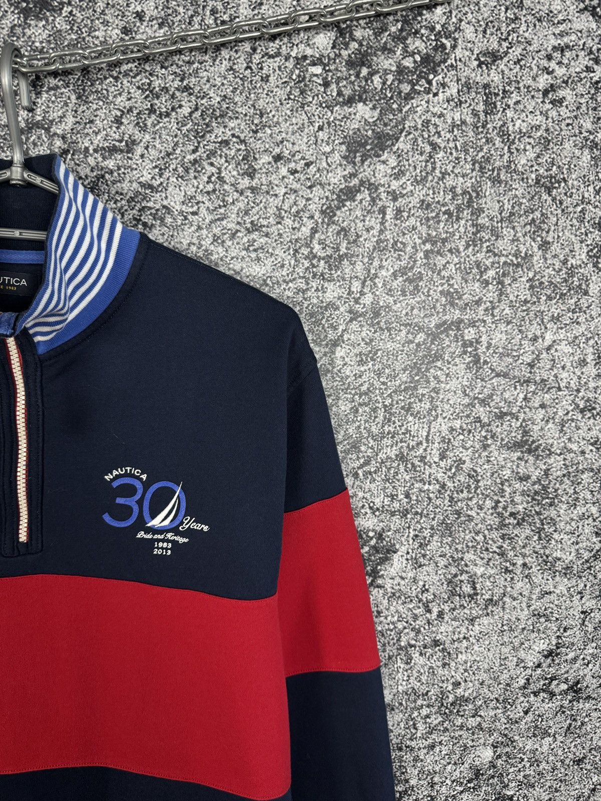 Nautica Nautica 30 Years Pride & Heritage 1/4 Zip Sweatshirt Size M Size US M / EU 48-50 / 2 - 2 Thumbnail