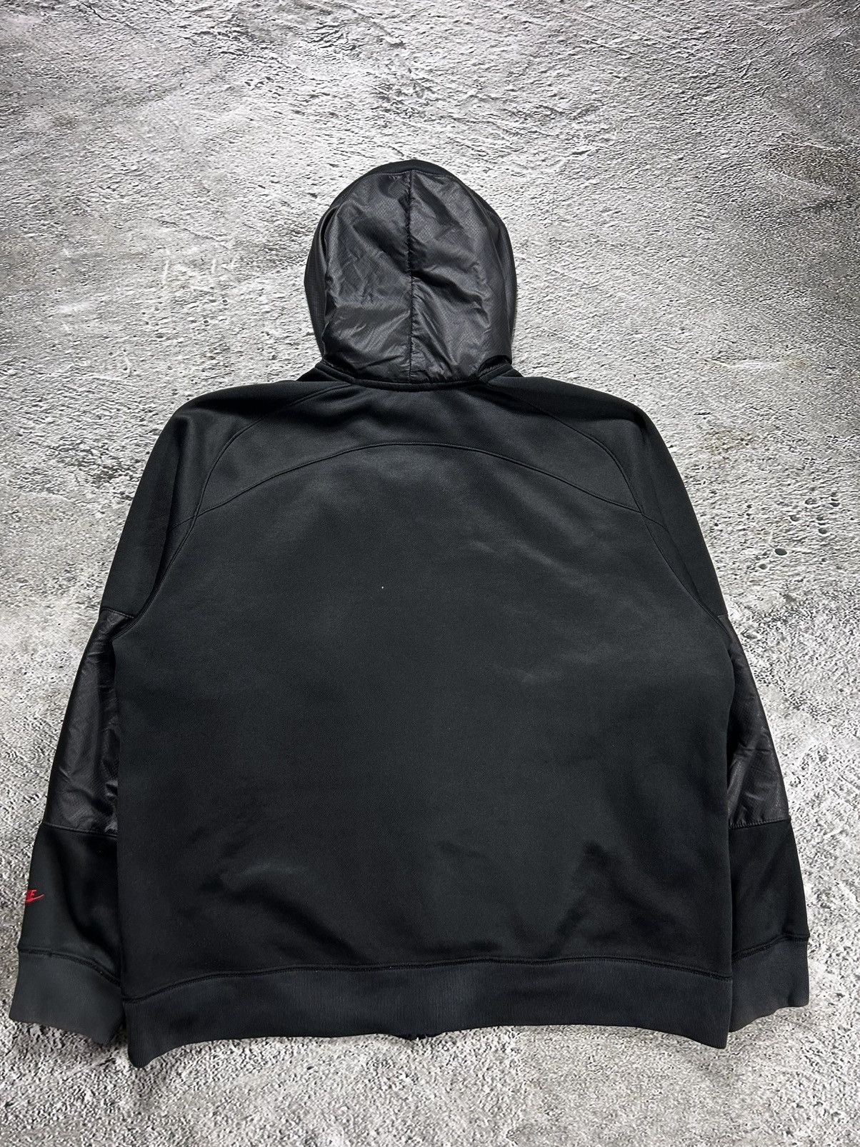 Nike × Vintage Nike AIR Vintage Y2K track jacket nylon zip hoodie Size US XXL / EU 58 / 5 - 8 Thumbnail