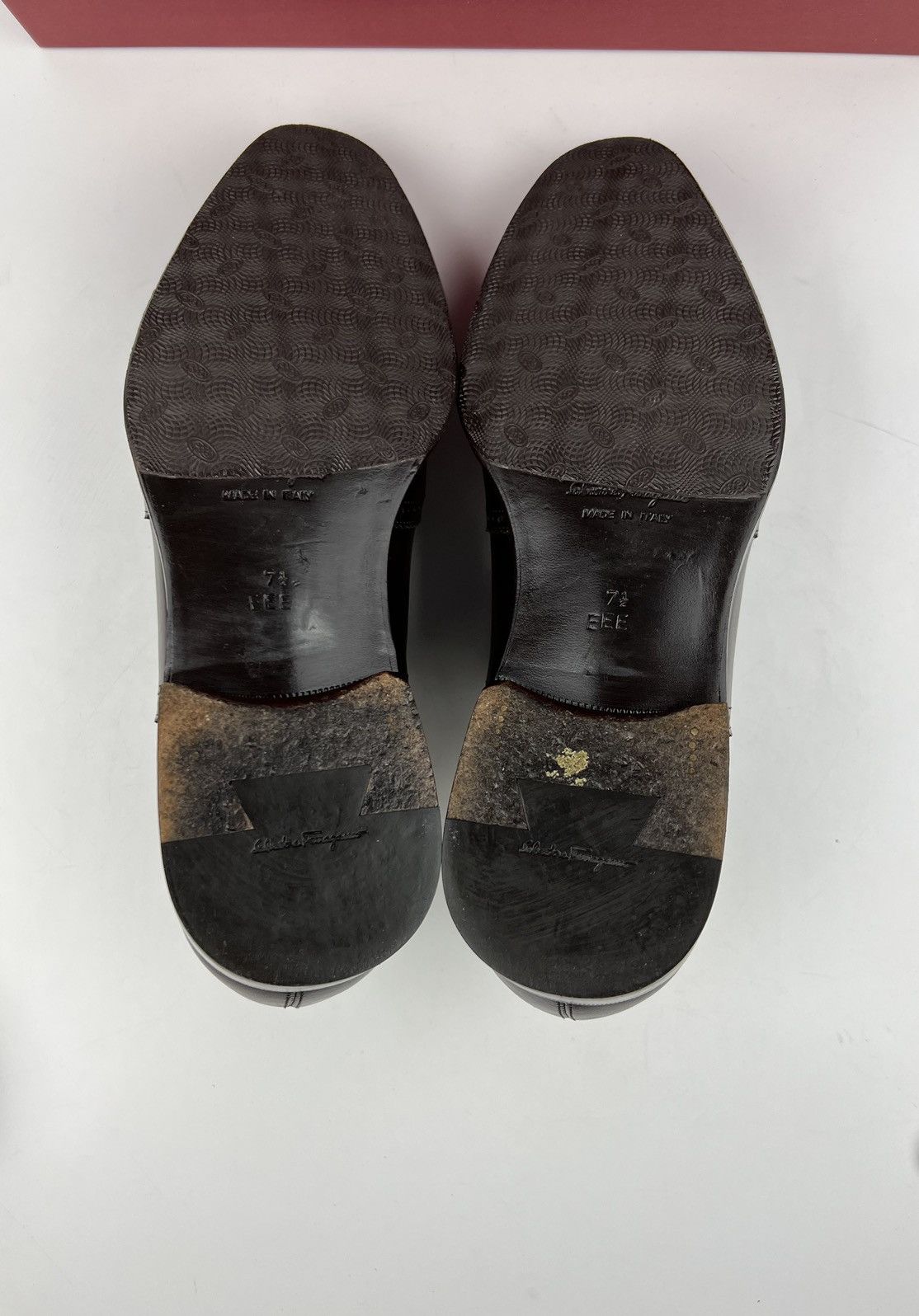 Salvatore Ferragamo SALVATORE FERRAGAMO Derby Leather Shoes MURANO Perforated Size US 8.5 / EU 41-42 - 11 Thumbnail