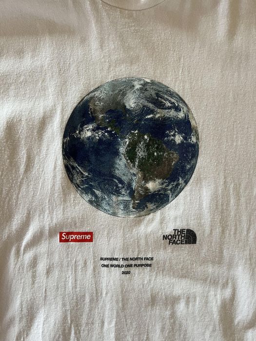 Supreme Supreme The North Face One World Tee | Grailed