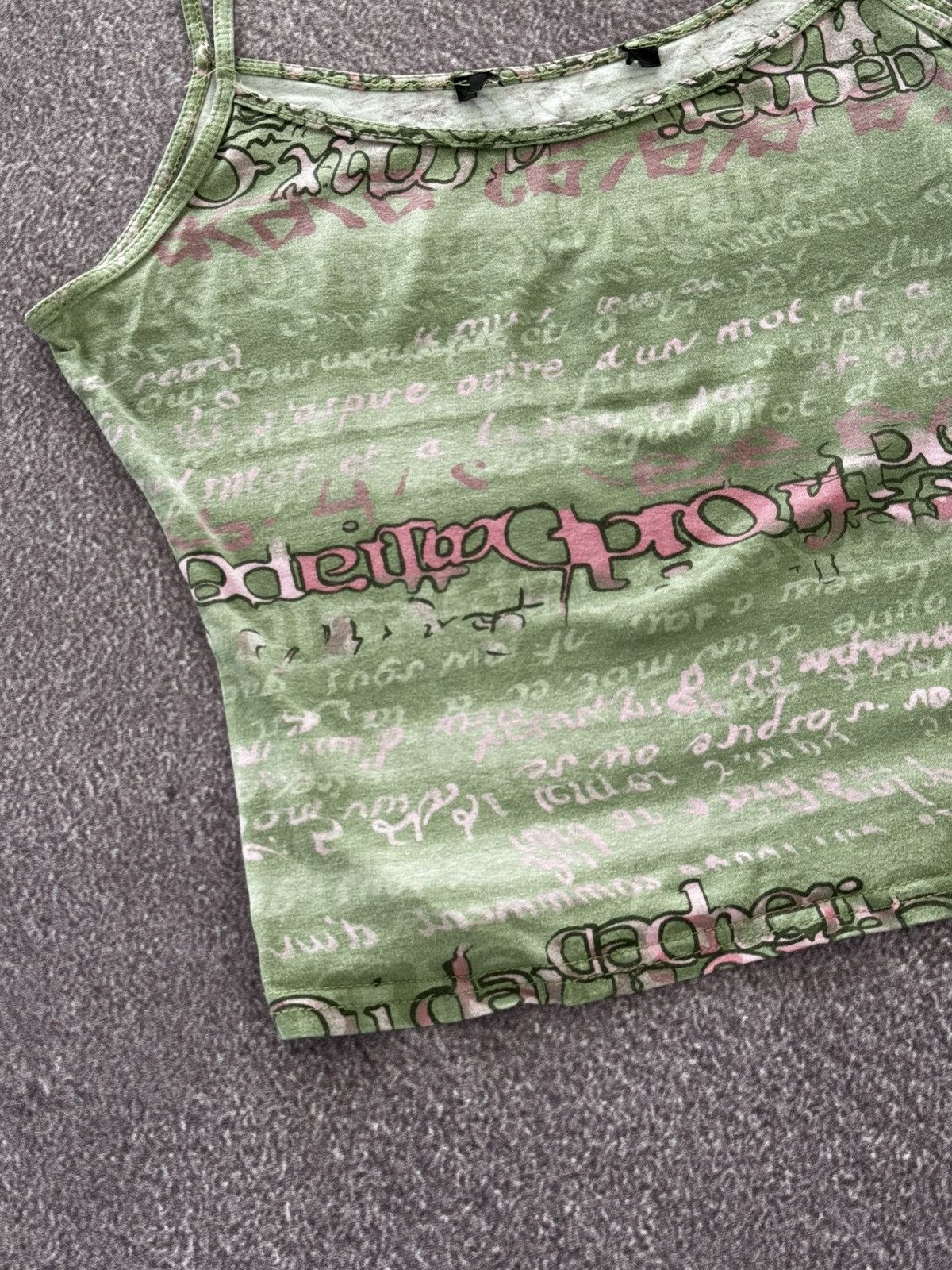 Hysteric Glamour Y2K Japan Vibe Techno Rave Grunge Crop Top Size S / US 4 / IT 40 - 8 Thumbnail