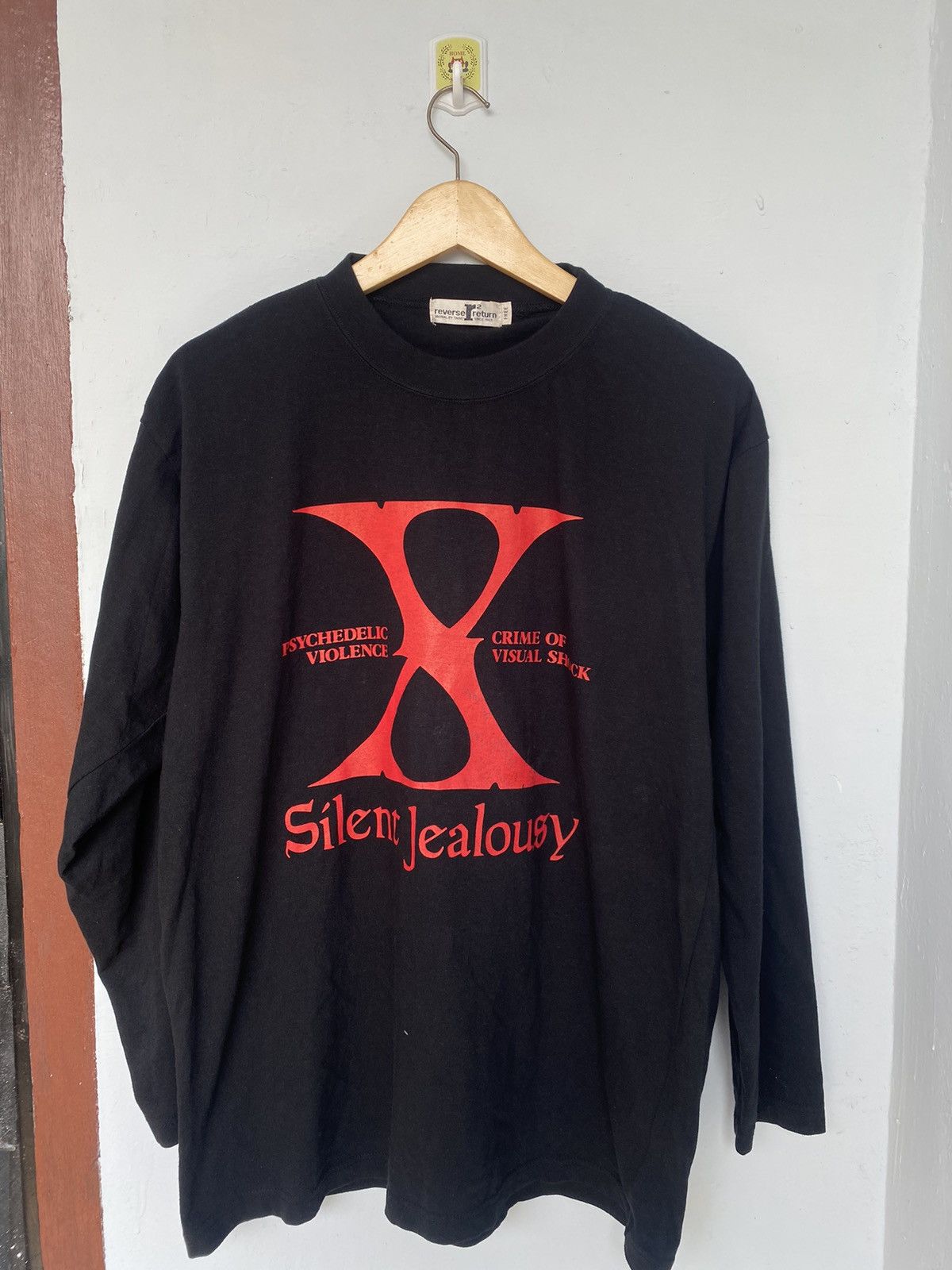 Vintage Rare X Japan Band Silent Jealousy Longsleeve Tee